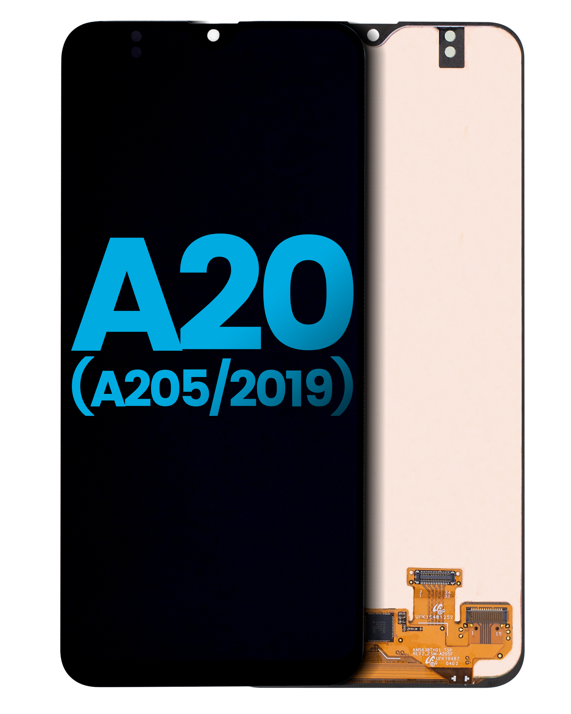 Lcd Assembly Without Frame Compatible For Samsung Galaxy A20 (A205 / 2019) (All Models) (Aftermarket: Incell) (All Colors)