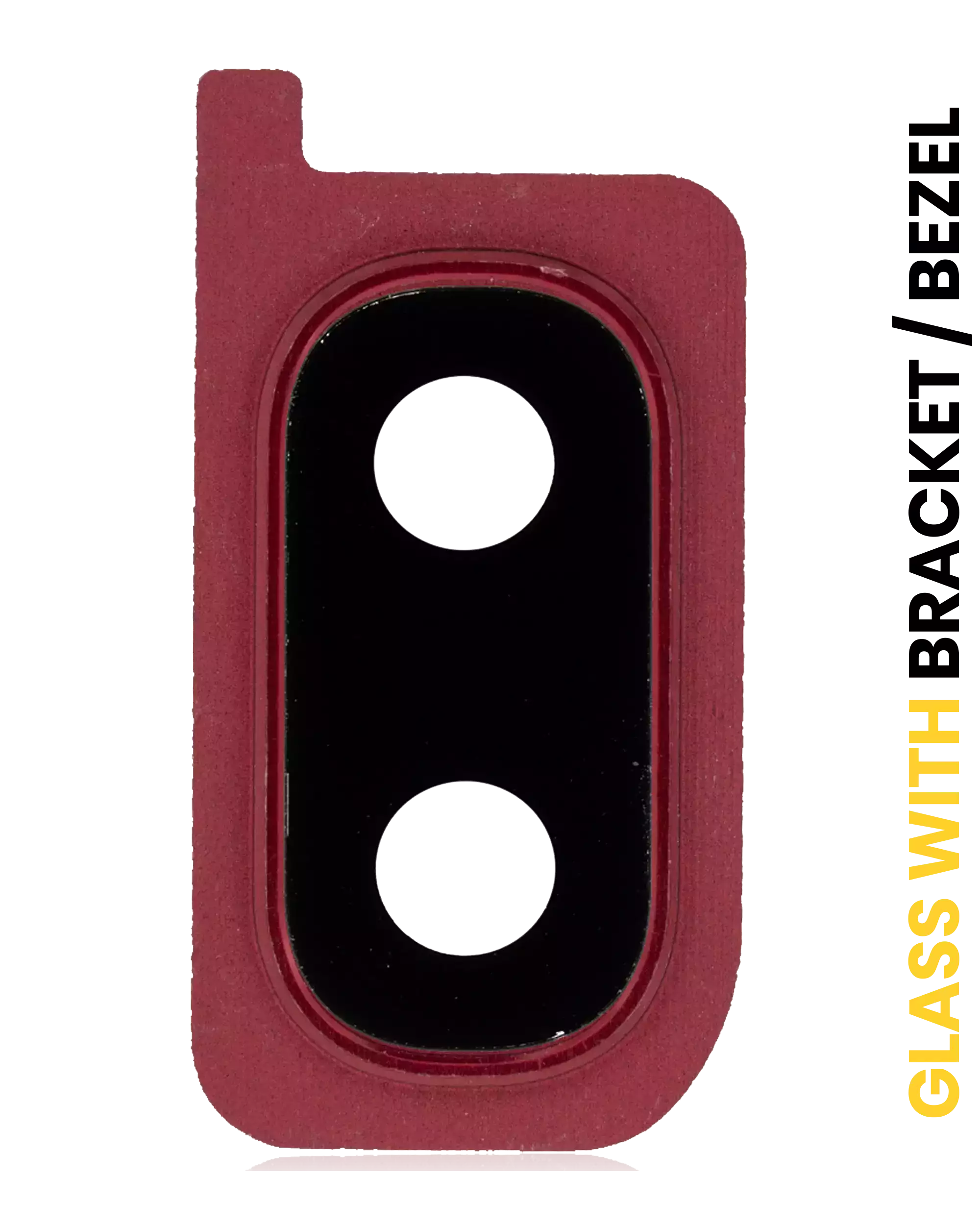 Back Camera Lens With Bracket / Bezel Compatible For Samsung Galaxy A20 (A205 / 2019) (Red)