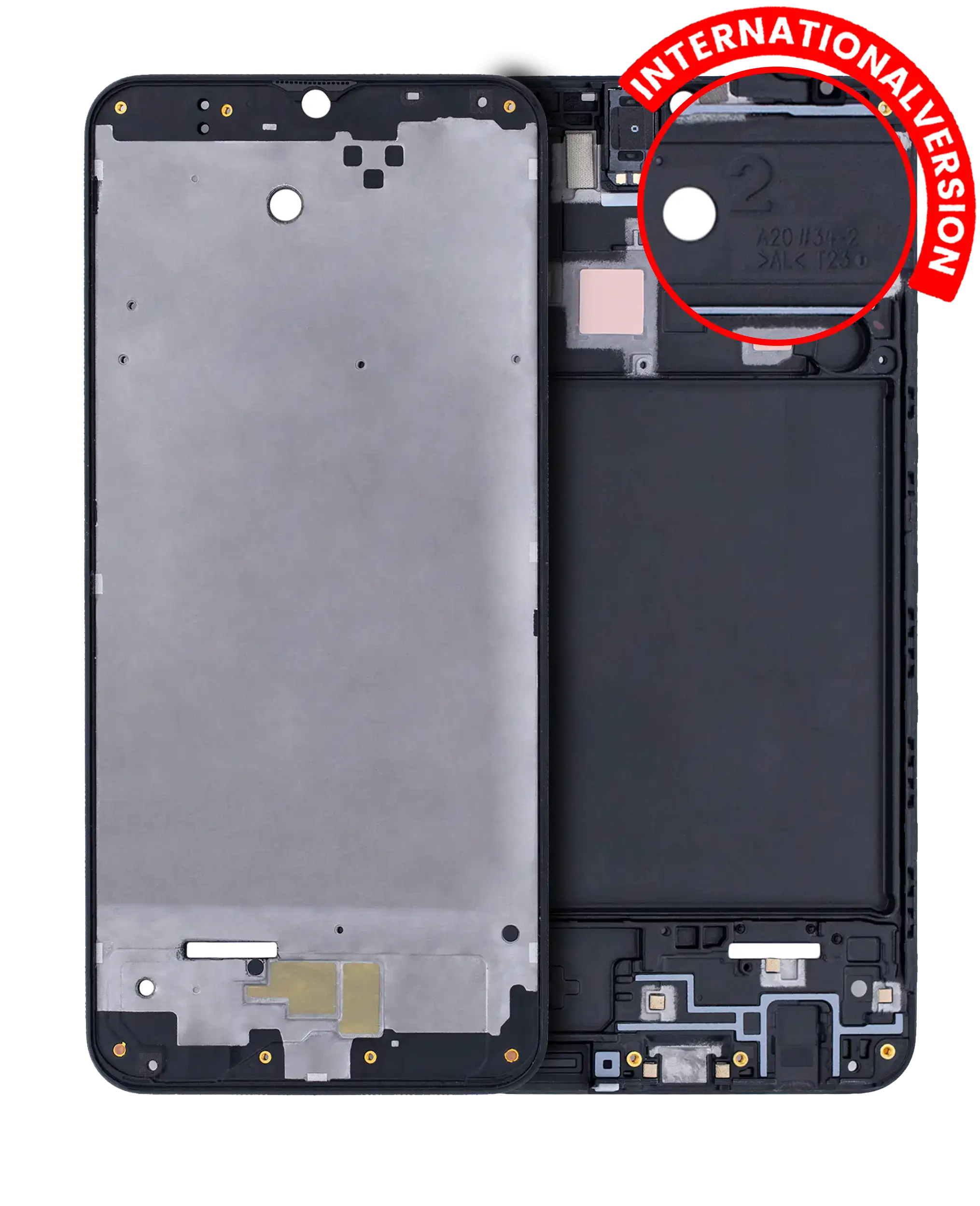 Lcd-Frame Compatible For Samsung Galaxy A20 (A205 / 2019) (International Version)