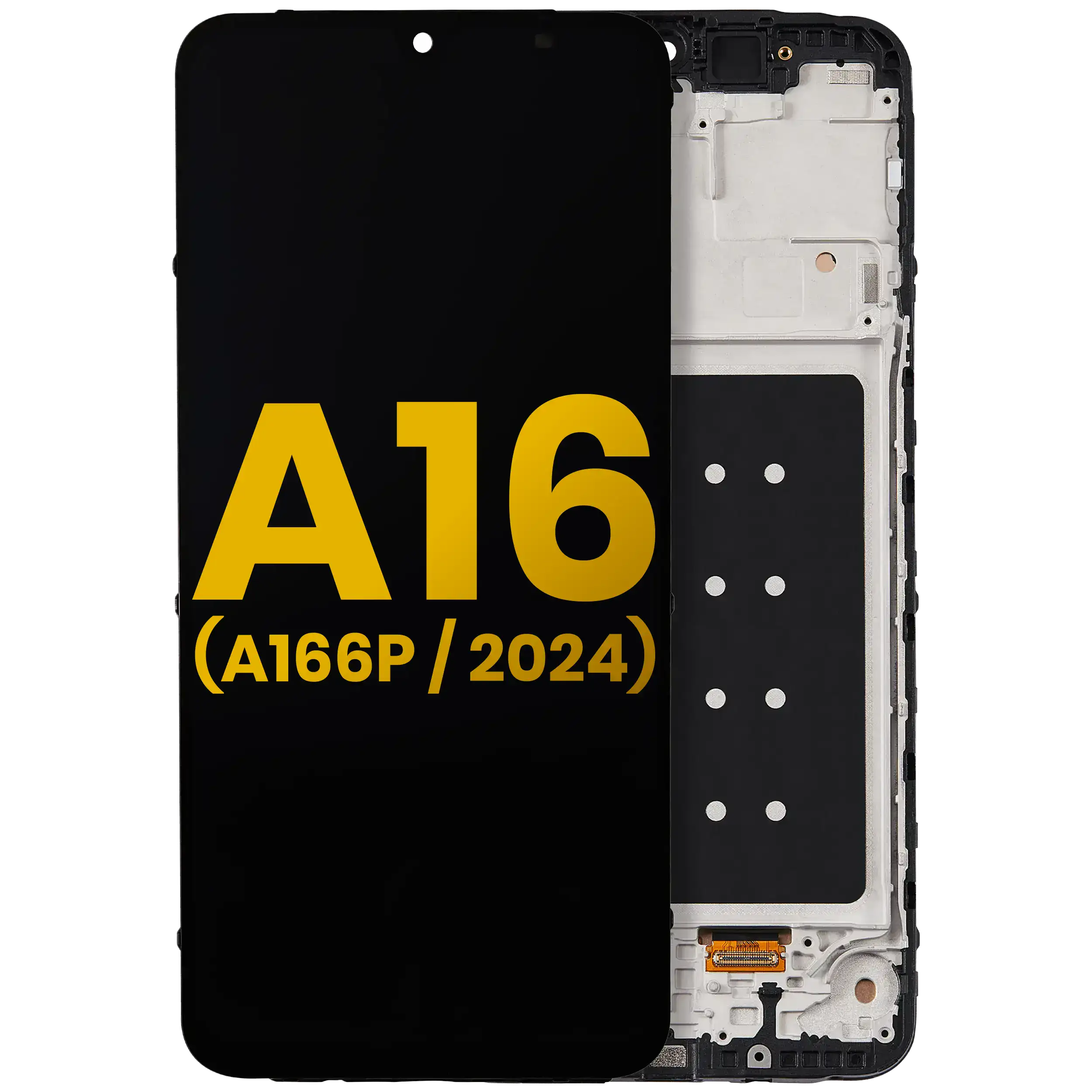 Oled Assembly With Frame Compatible For Samsung Galaxy A16 5G (A166P / 2024) (Refurbished) (All Colors)