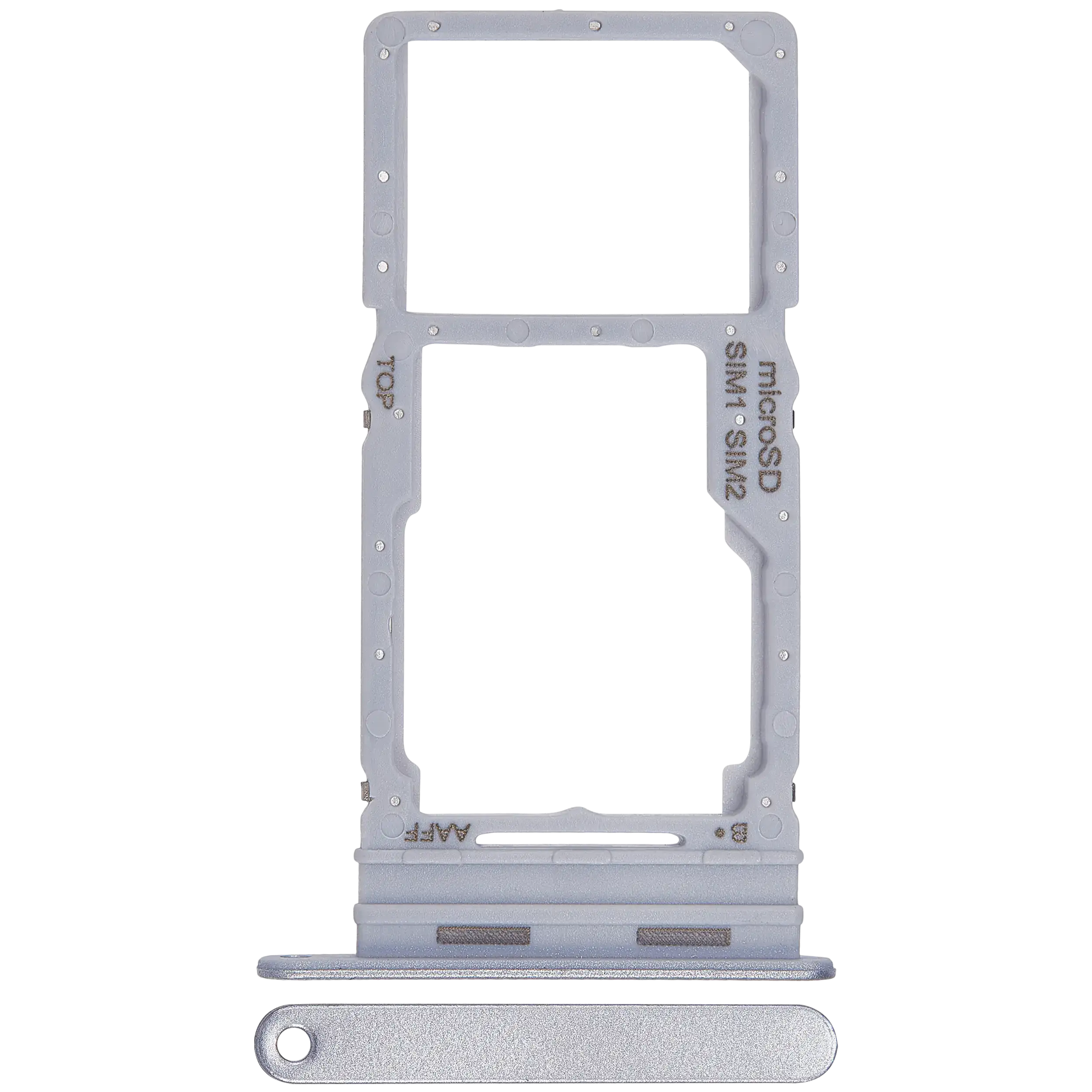 Dual Sim Card Tray Compatible For Samsung Galaxy A16 5G (A166 / 2024) (Premium) (Light Gray)