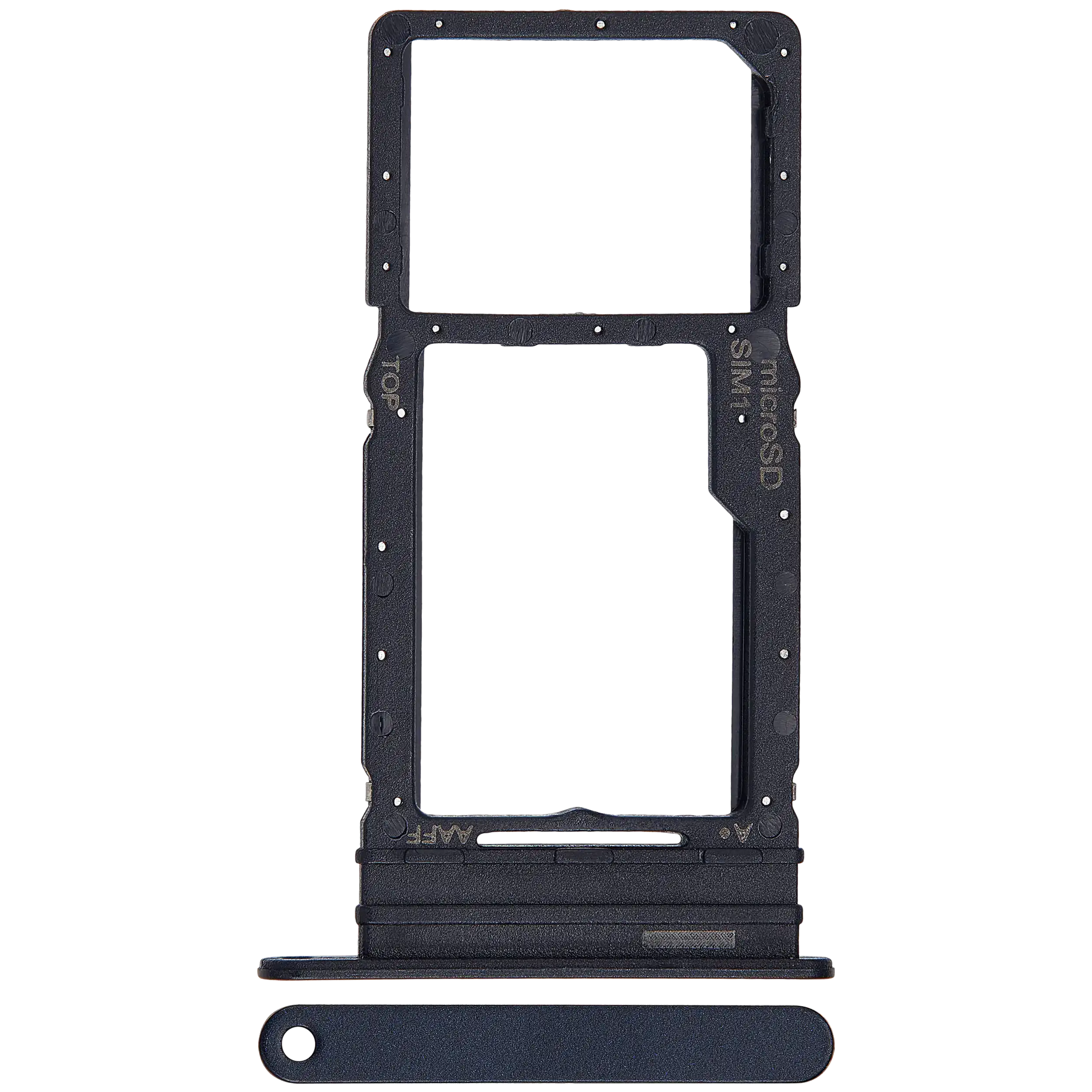 Single Sim Card Tray Compatible For Samsung Galaxy A16 5G (A166 / 2024) (Premium) (Blue Black)
