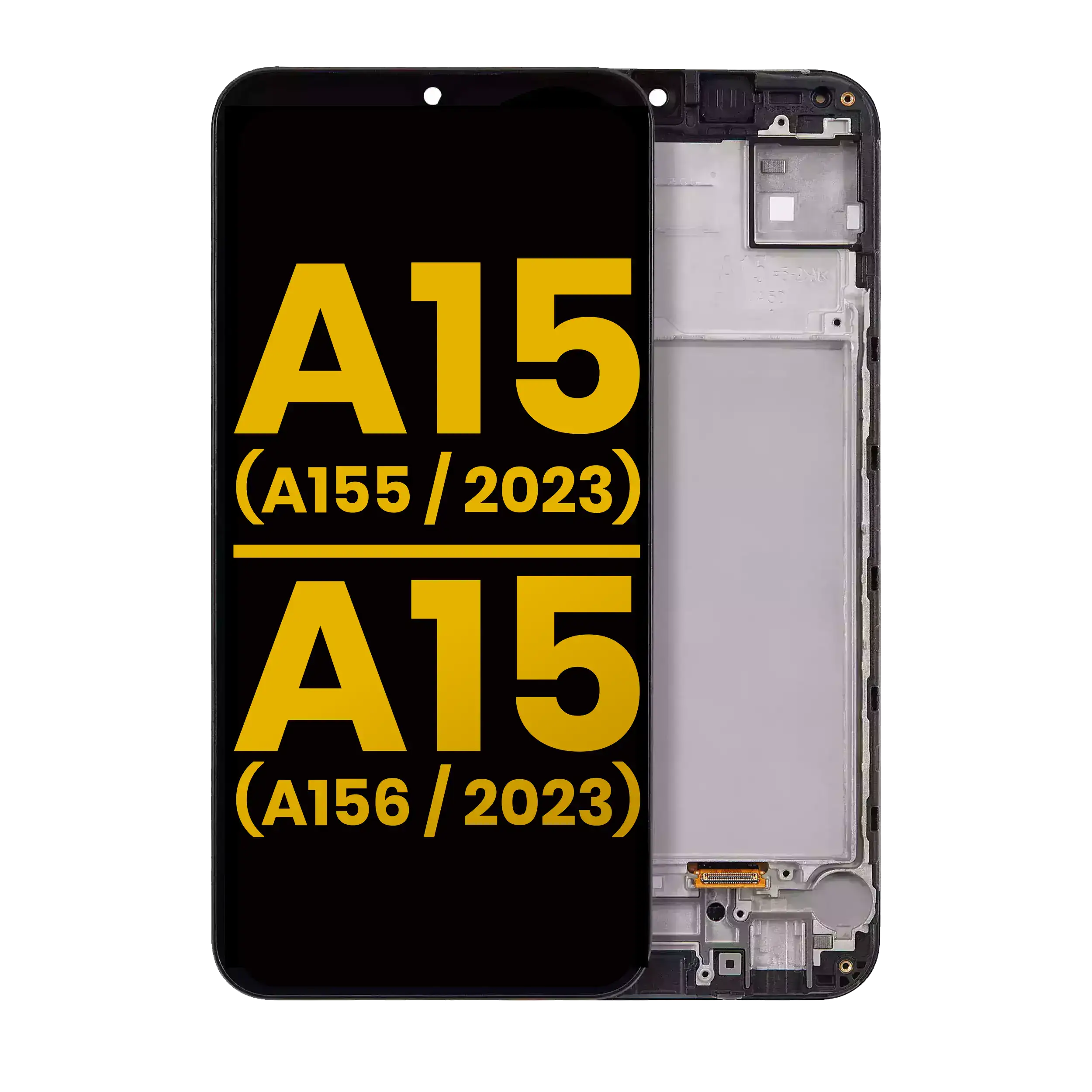 Oled Assembly With Frame Compatible For Samsung Galaxy A15 4G (A155 / 2023) / A15 5G (A156 / 2023) (Refurbished) (All Colors)
