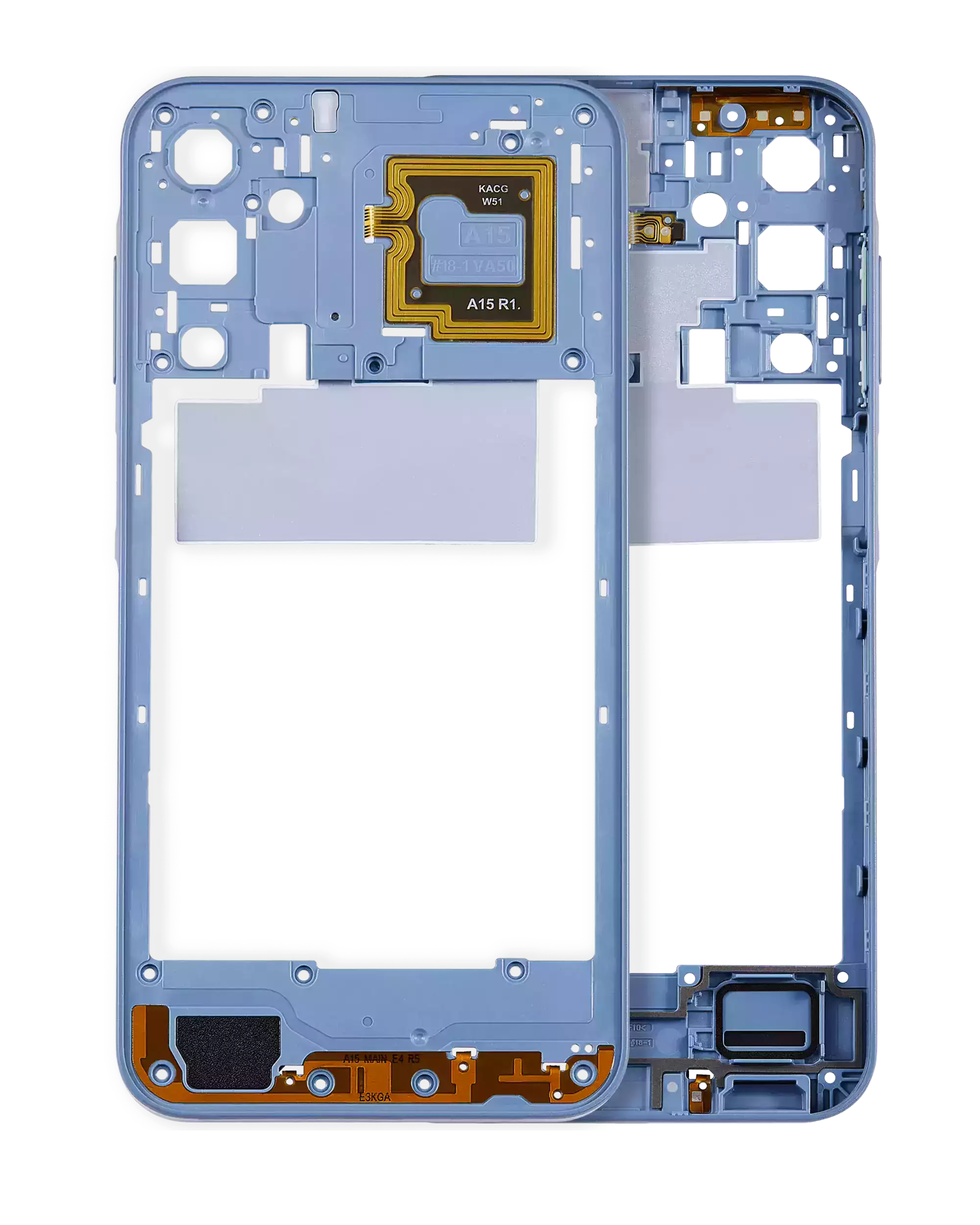 Mid-Frame Housing Compatible For Samsung Galaxy A15 5G (A156 / 2023) (Optimistic Blue)