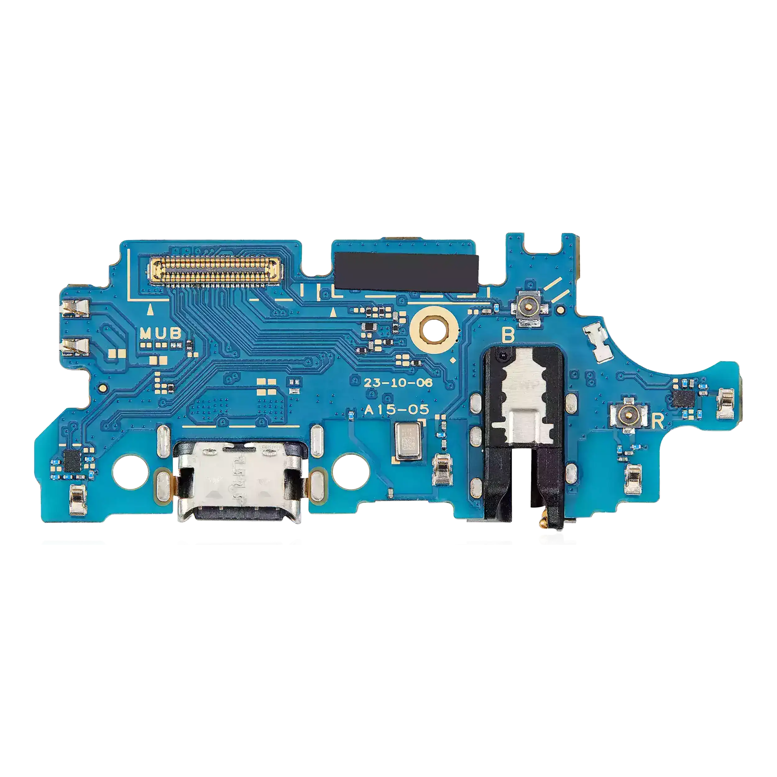 Charging Port Board With Headphone Jack Compatible For Samsung Galaxy A15 (A155 / 2023) (Aftermarket Plus)