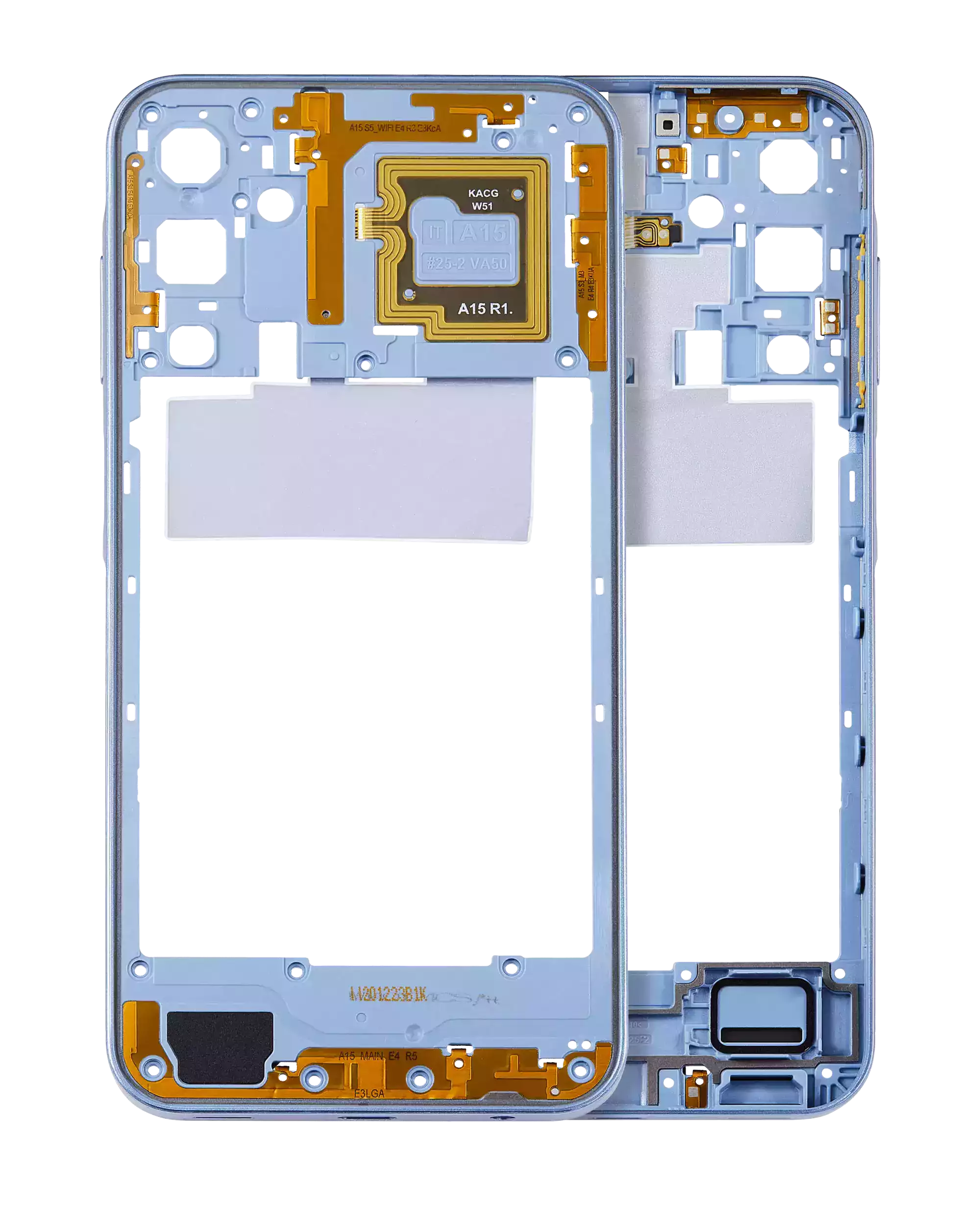 Mid-Frame Housing Compatible For Samsung Galaxy A15 (A155 / 2023) (Optimistic Blue)