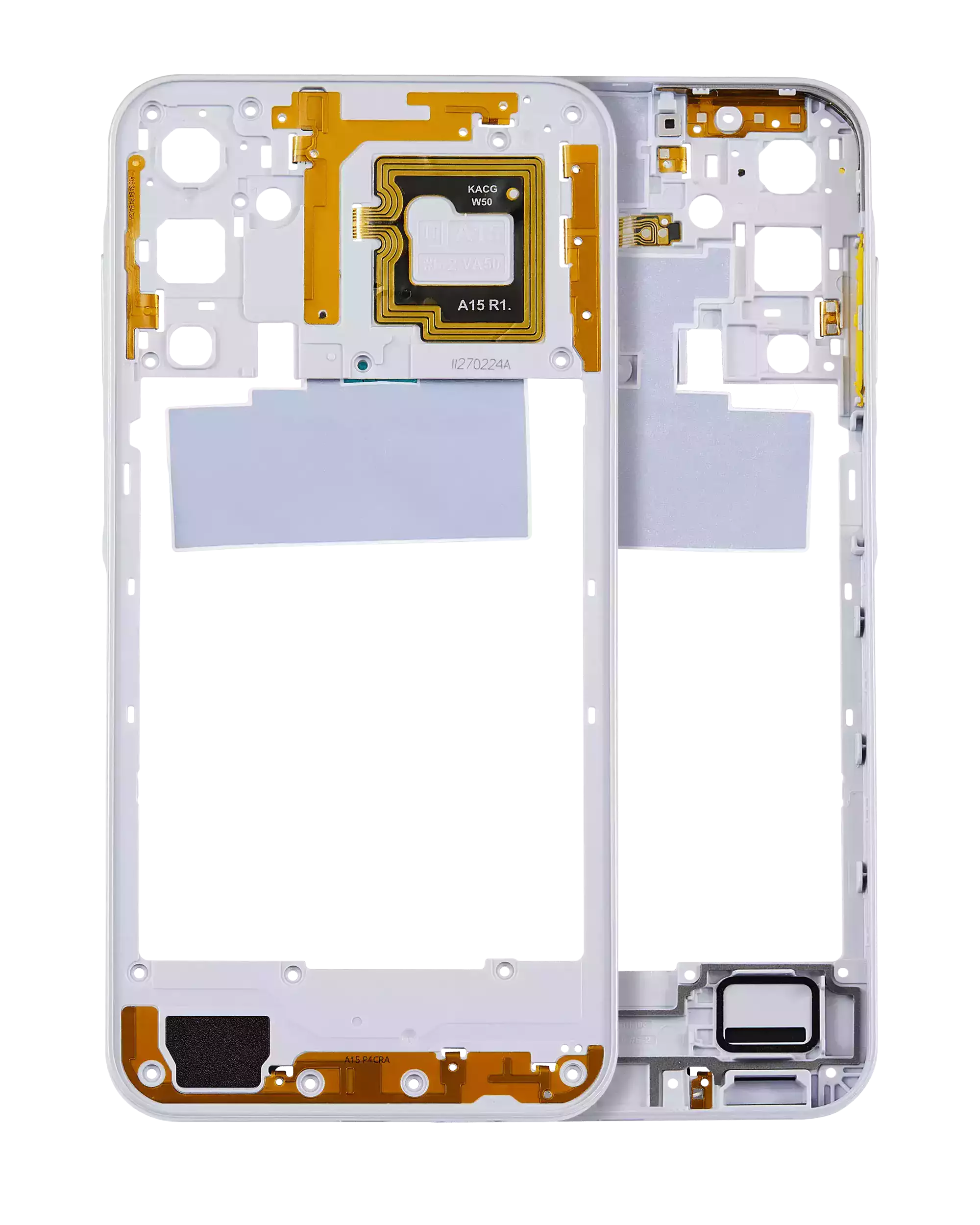 Mid-Frame Housing Compatible For Samsung Galaxy A15 (A155 / 2023) (Magical Blue)