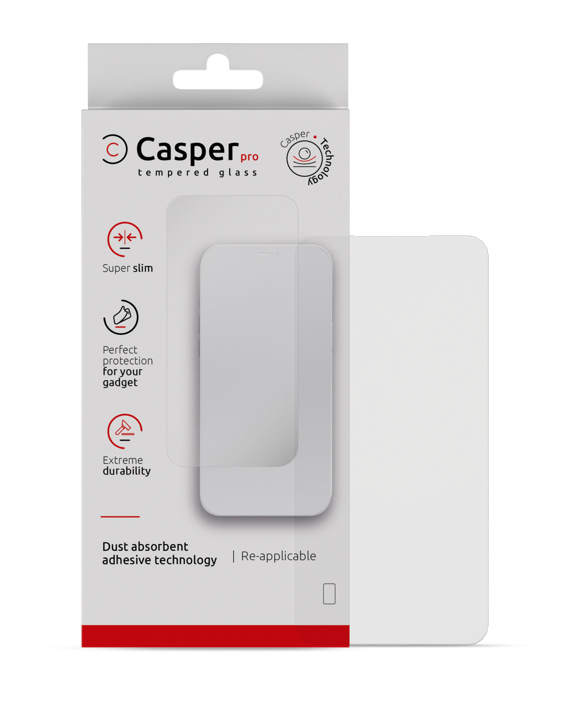 Casper Pro Screen Protector Compatible For Samsung Galaxy A15 (A155 / 2023) (Case Friendly) (Retail Pack)