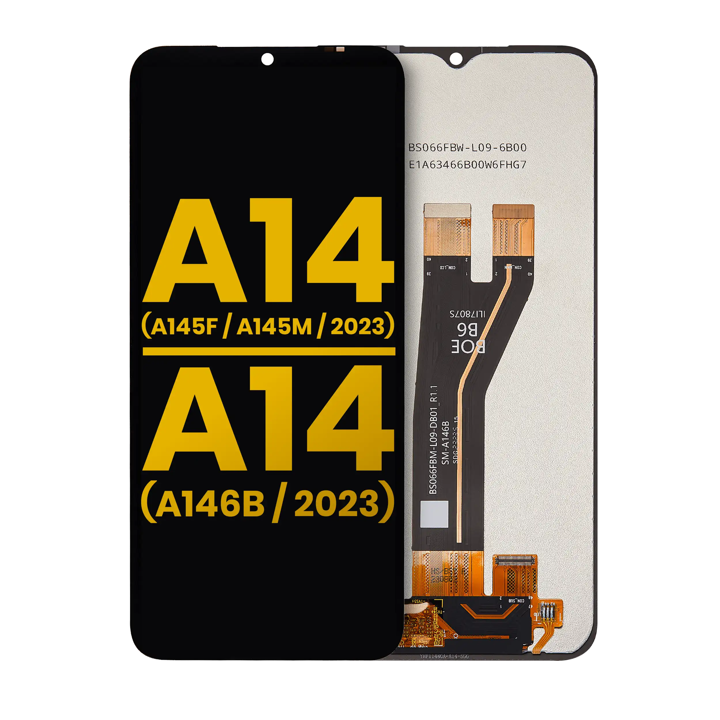 Lcd Assembly Without Frame For Samsung Galaxy A14 4G & A14 5G (Refurbished) - All Colors