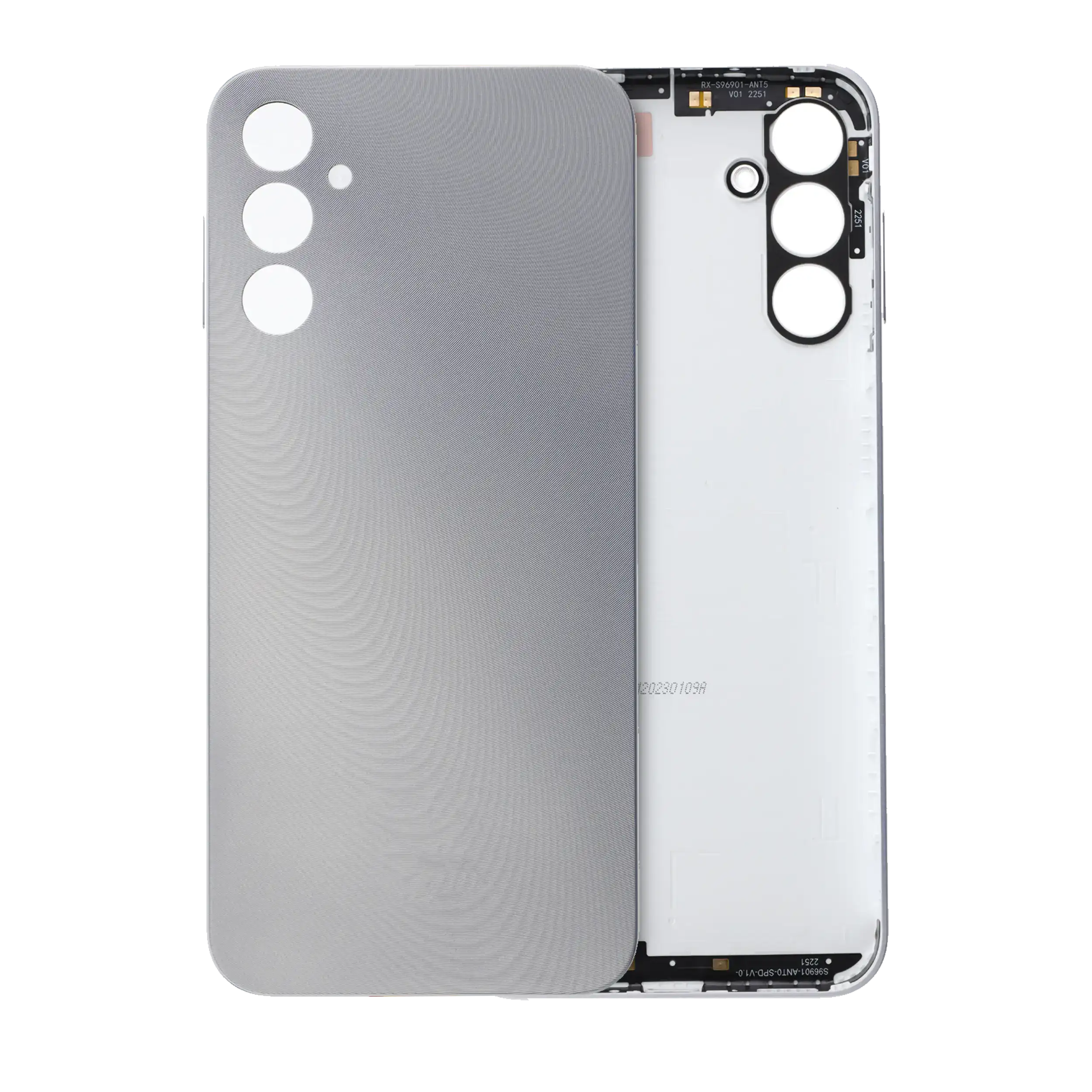 Back Cover Glass Compatible For Samsung Galaxy A14 5G (A146 / 2023) (Service Pack) (Silver)