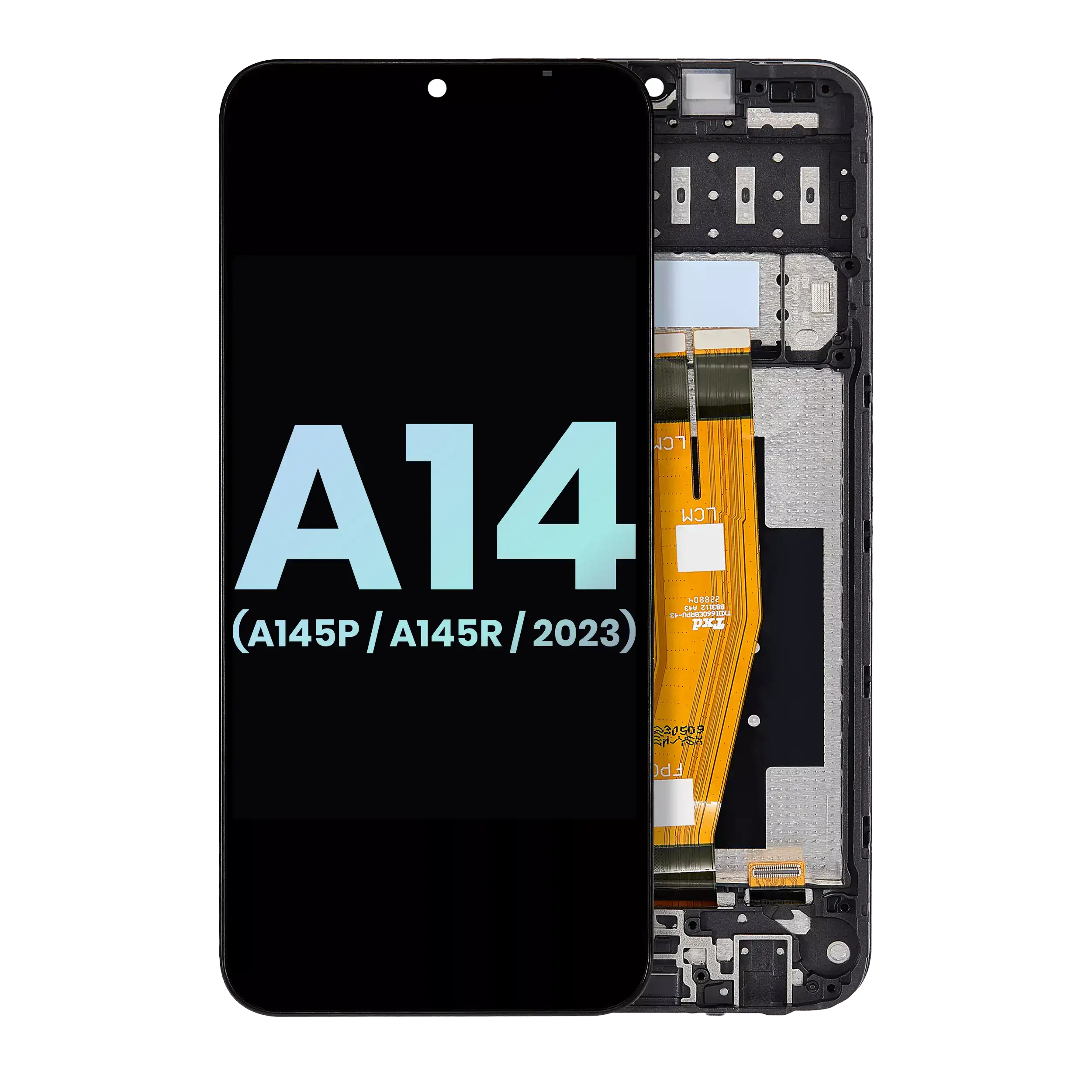 Lcd Assembly With Frame Compatible For Samsung Galaxy A14 4G (A145P / A145R / 2023) (Service Pack) (All Colors)