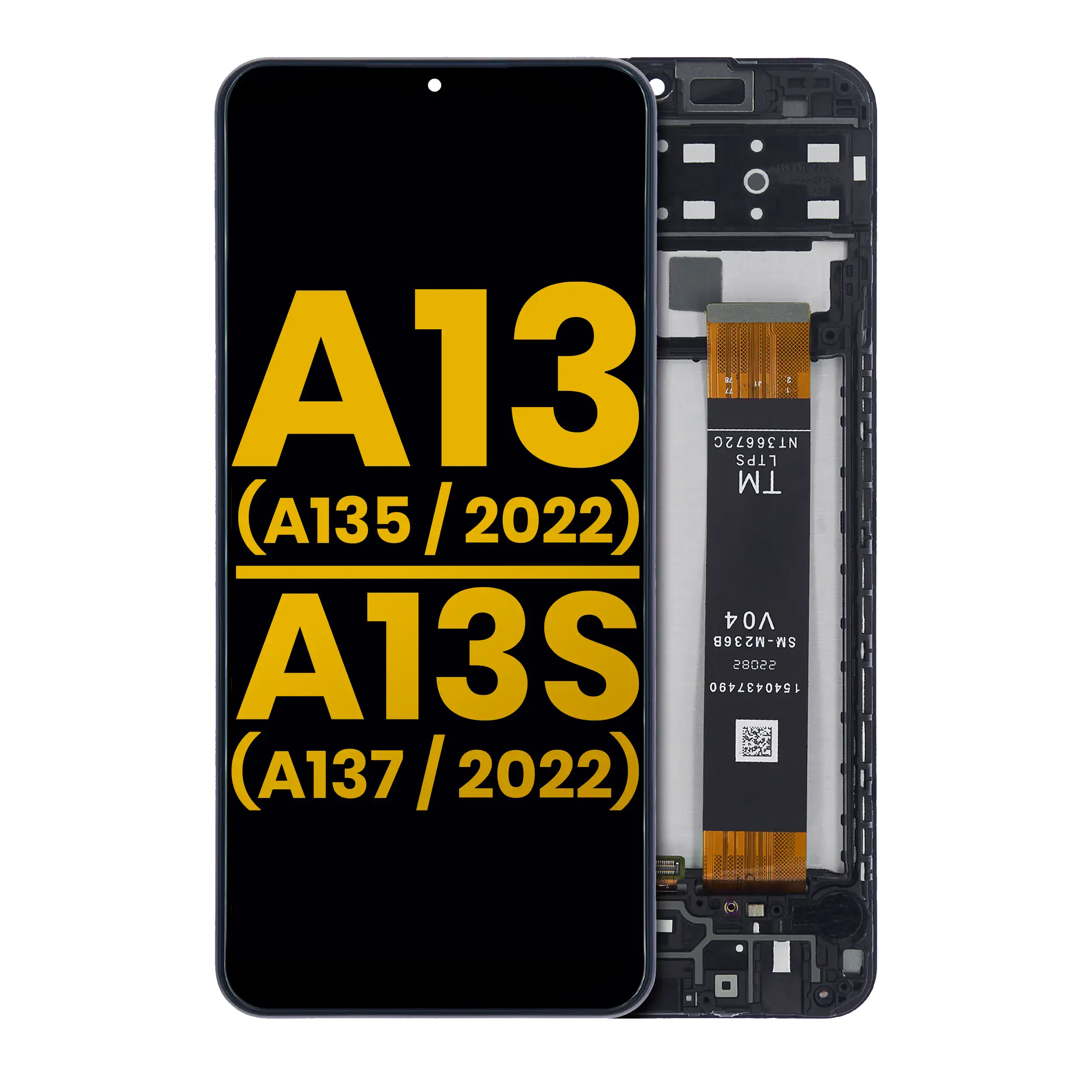 Lcd Assembly With Frame Compatible For Samsung Galaxy A13 4G (A135 / 2022) / A13S (A137 / 2022) (Refurbished) (All Colors)