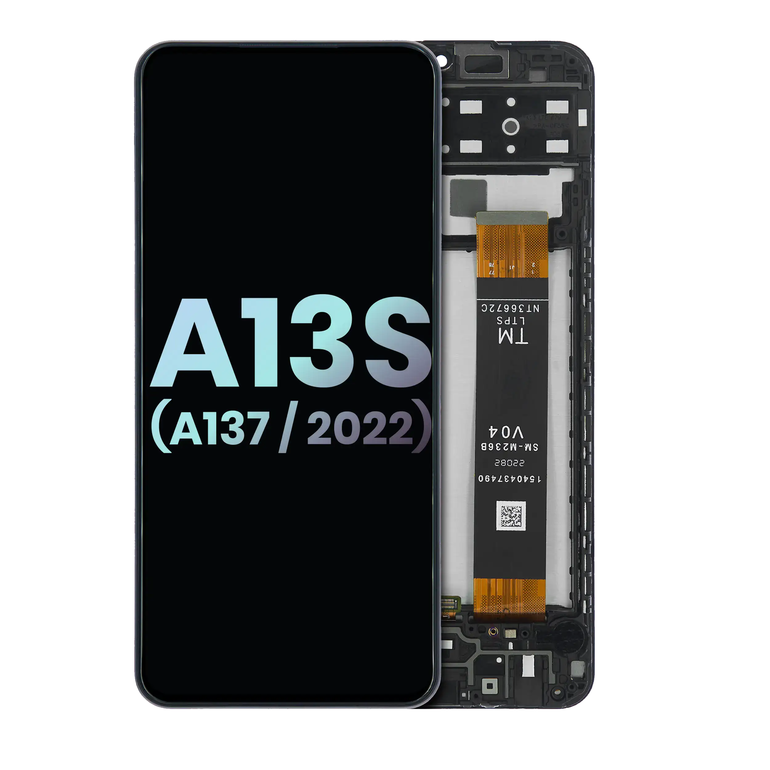 Lcd Assembly With Frame Compatible For Samsung Galaxy A13S 5G (A137 / 2022) (Service Pack) (All Colors)