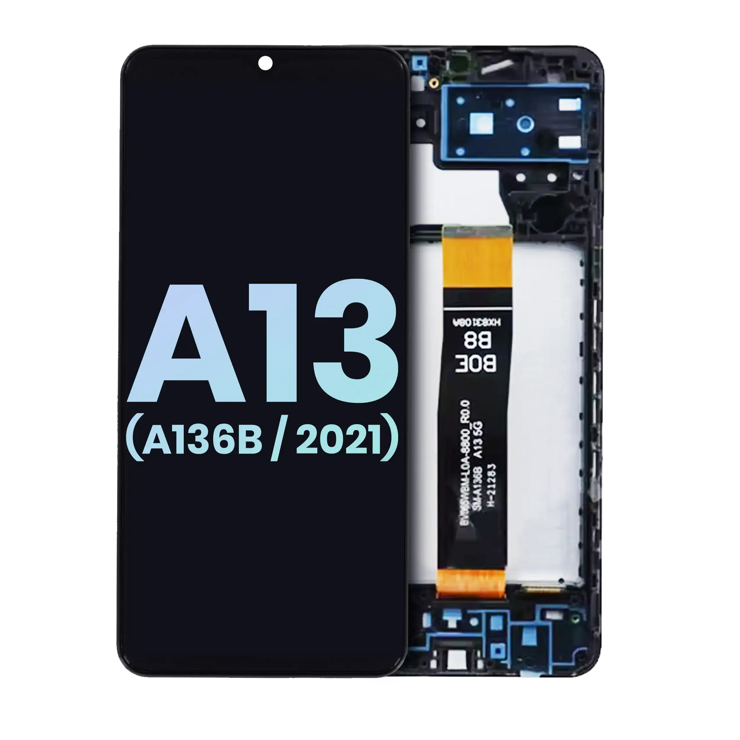Lcd Assembly With Frame Compatible For Samsung Galaxy A13 5G (A136B / 2021) (International Version) (Service Pack) (All Colors)