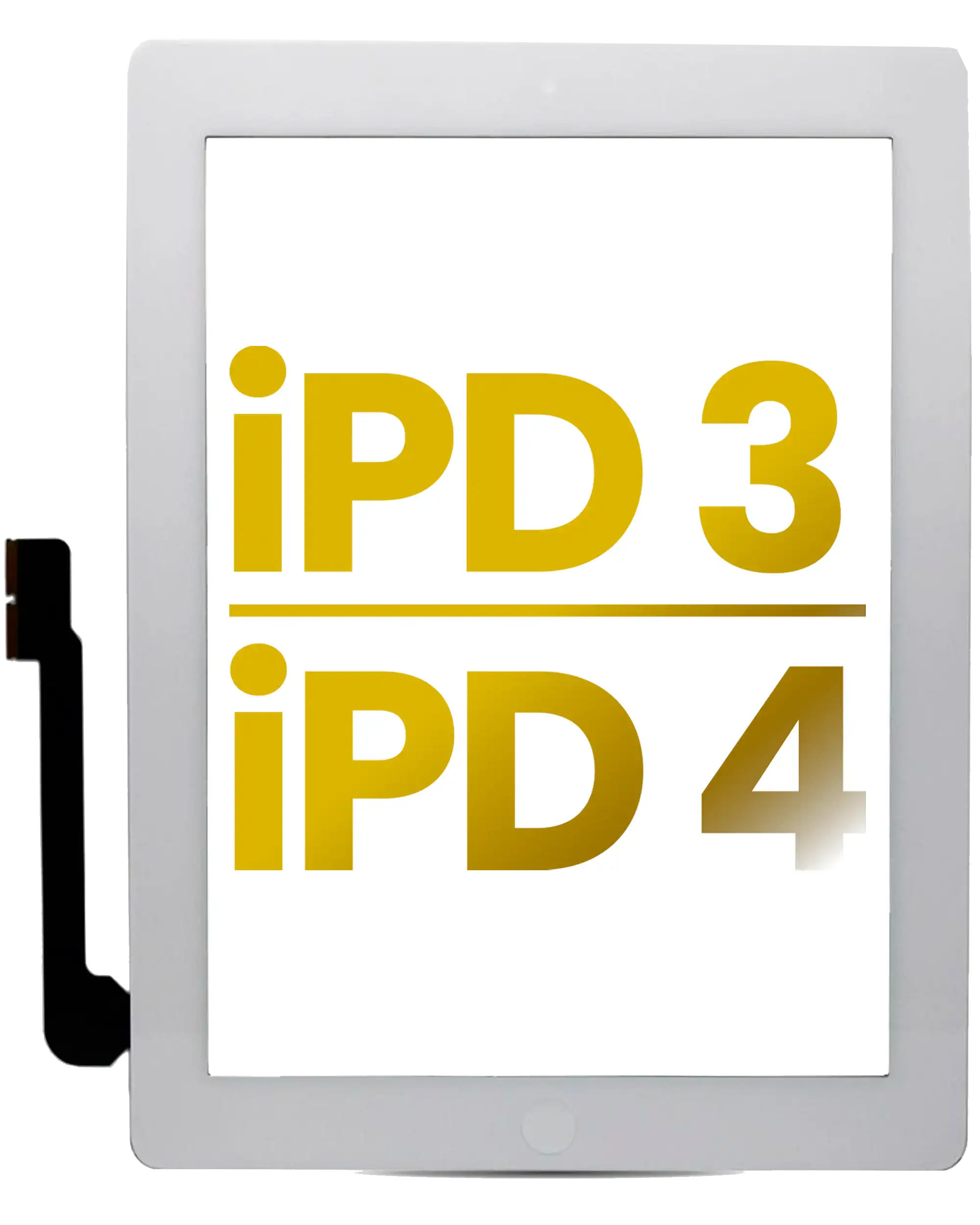 Digitizer Compatible For Ipad 3 / 4 (White)