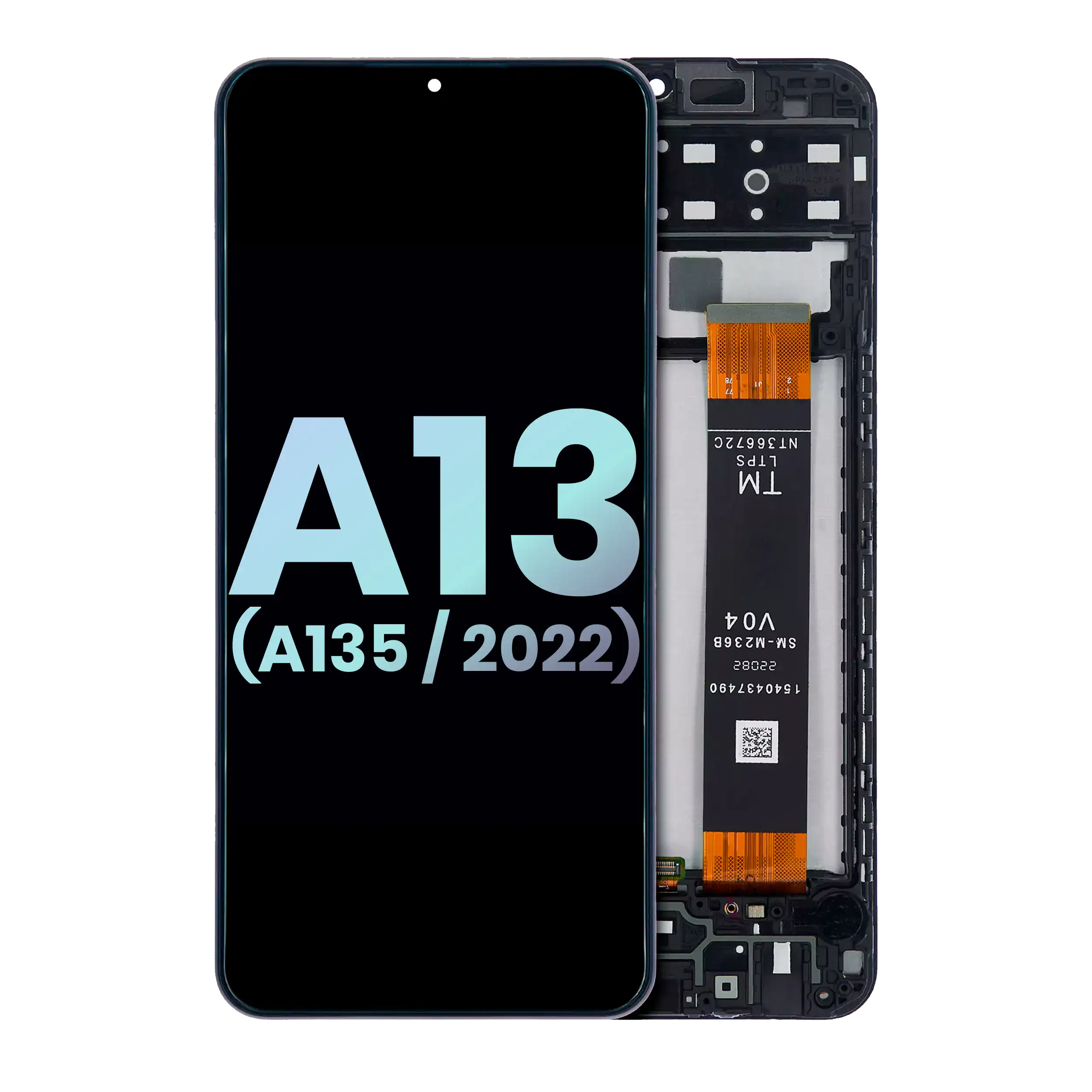 Lcd Assembly With Frame Compatible For Samsung Galaxy A13 4G (A135 / 2022) (Service Pack) (All Colors)