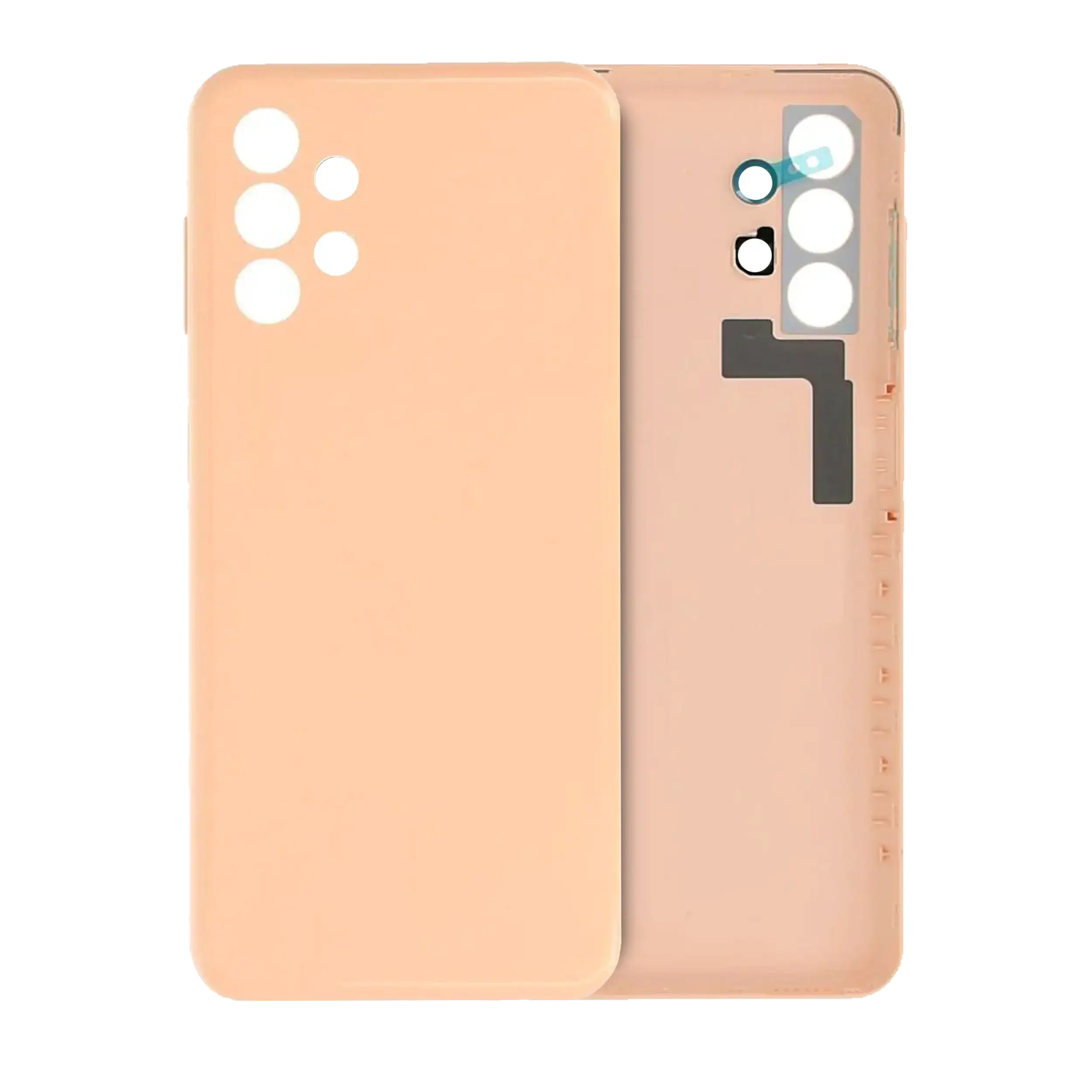 Back Cover Glass Compatible For Samsung Galaxy A13 4G  (A135 / 2022) (Service Pack) (Peach)