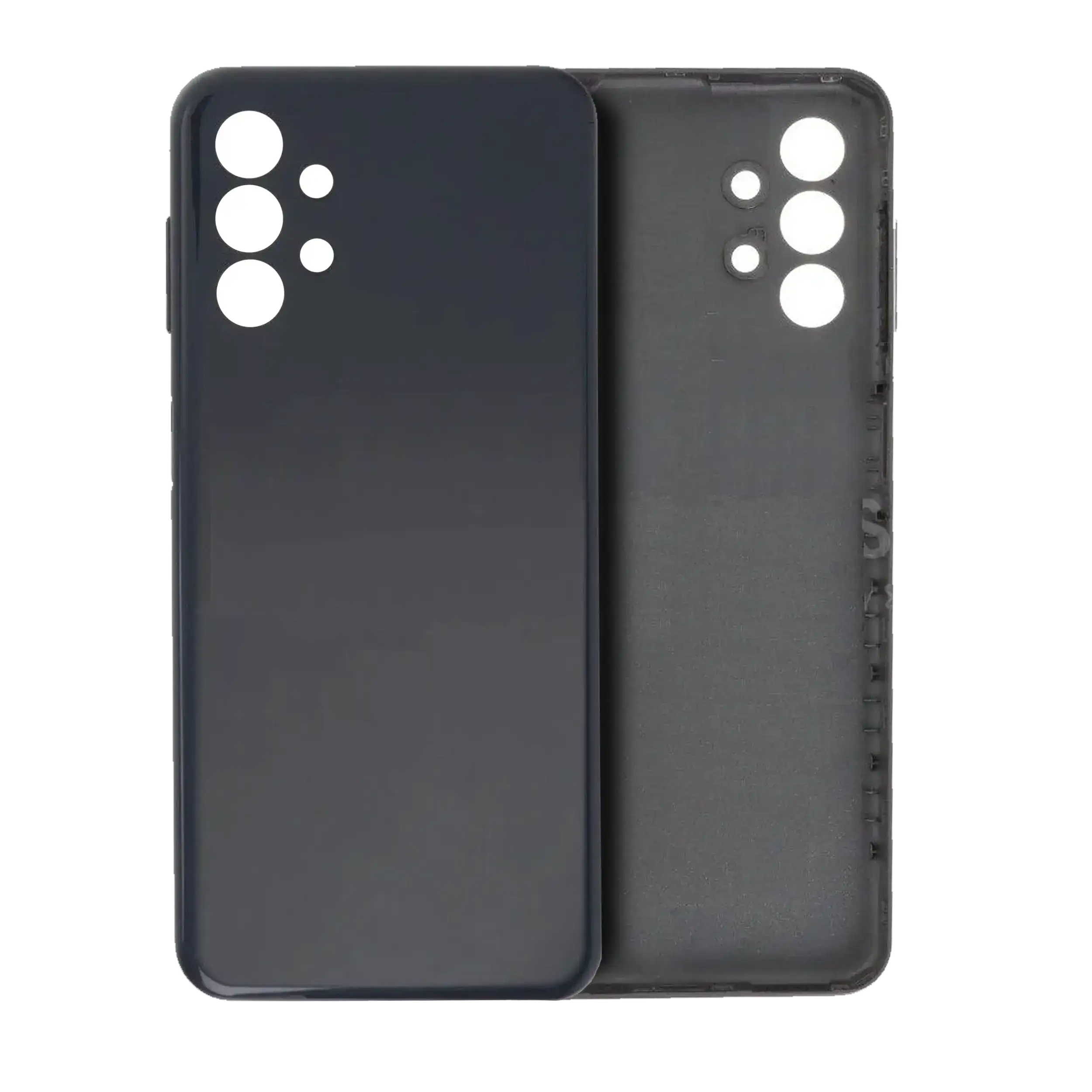 Back Cover Glass Compatible For Samsung Galaxy A13 4G (A135 / 2022) (Service Pack) (Black)