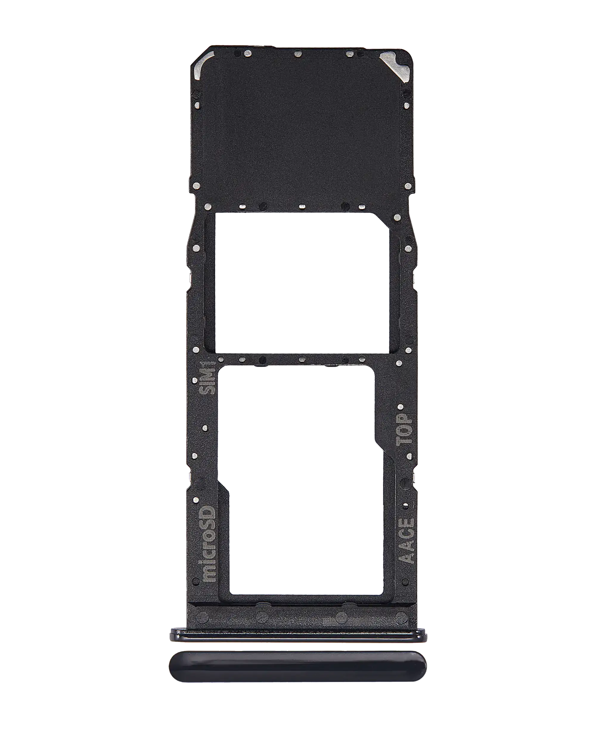 Single Sim Card Tray  Compatible For Samsung Galaxy A13 (A135 / 2022) (Black)