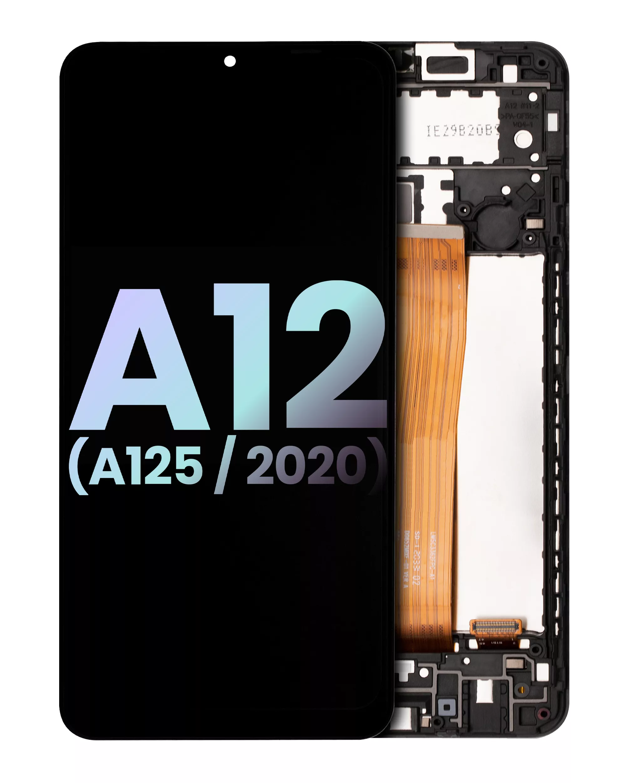 Lcd Assembly With Frame Compatible For Samsung Galaxy A12 (A125 / 2020) (Service Pack) (All Colors)