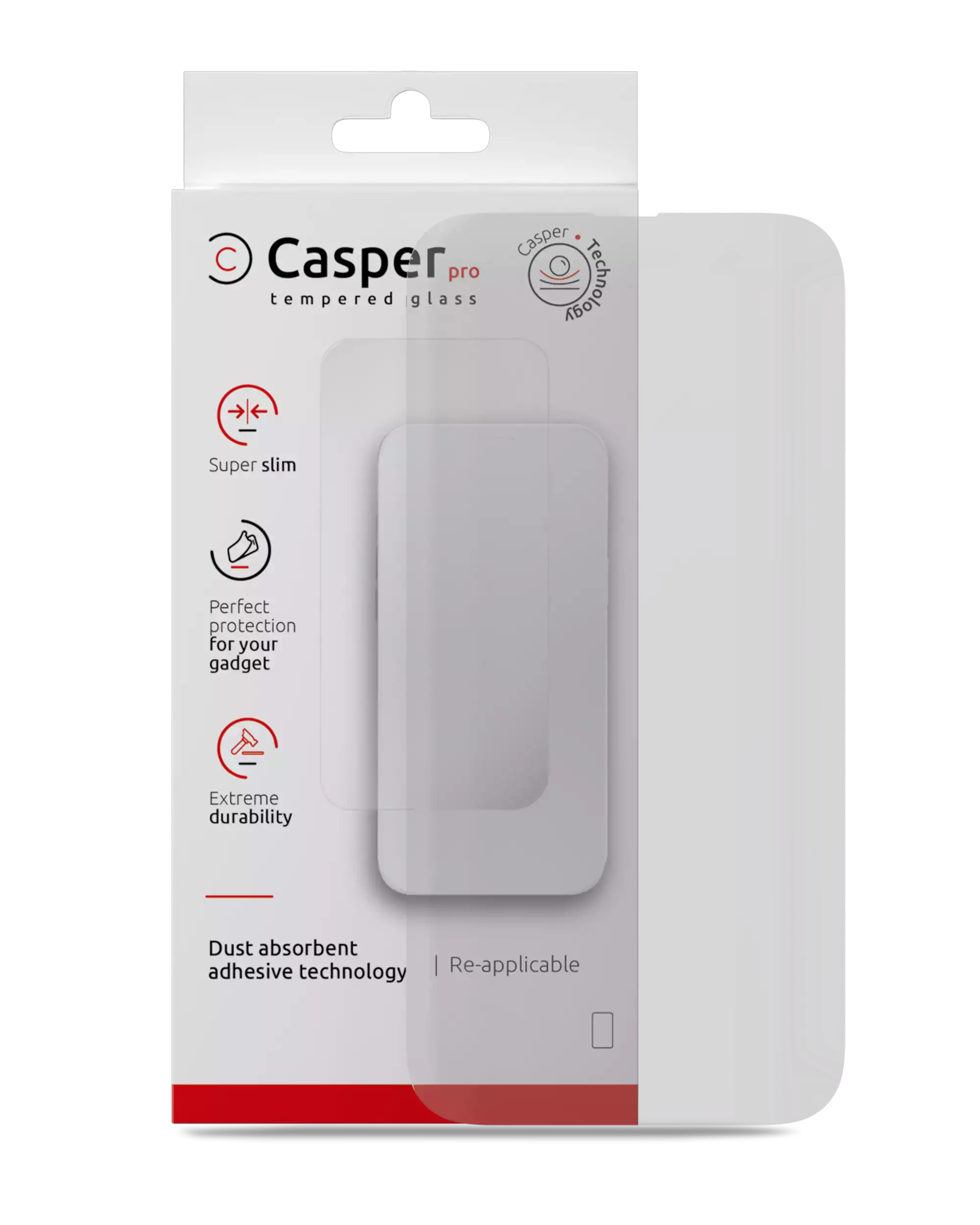 Casper Pro Screen Protector Compatible For Iphone 16 Pro Max / 17 Pro Max (Retail Pack) (Matte)