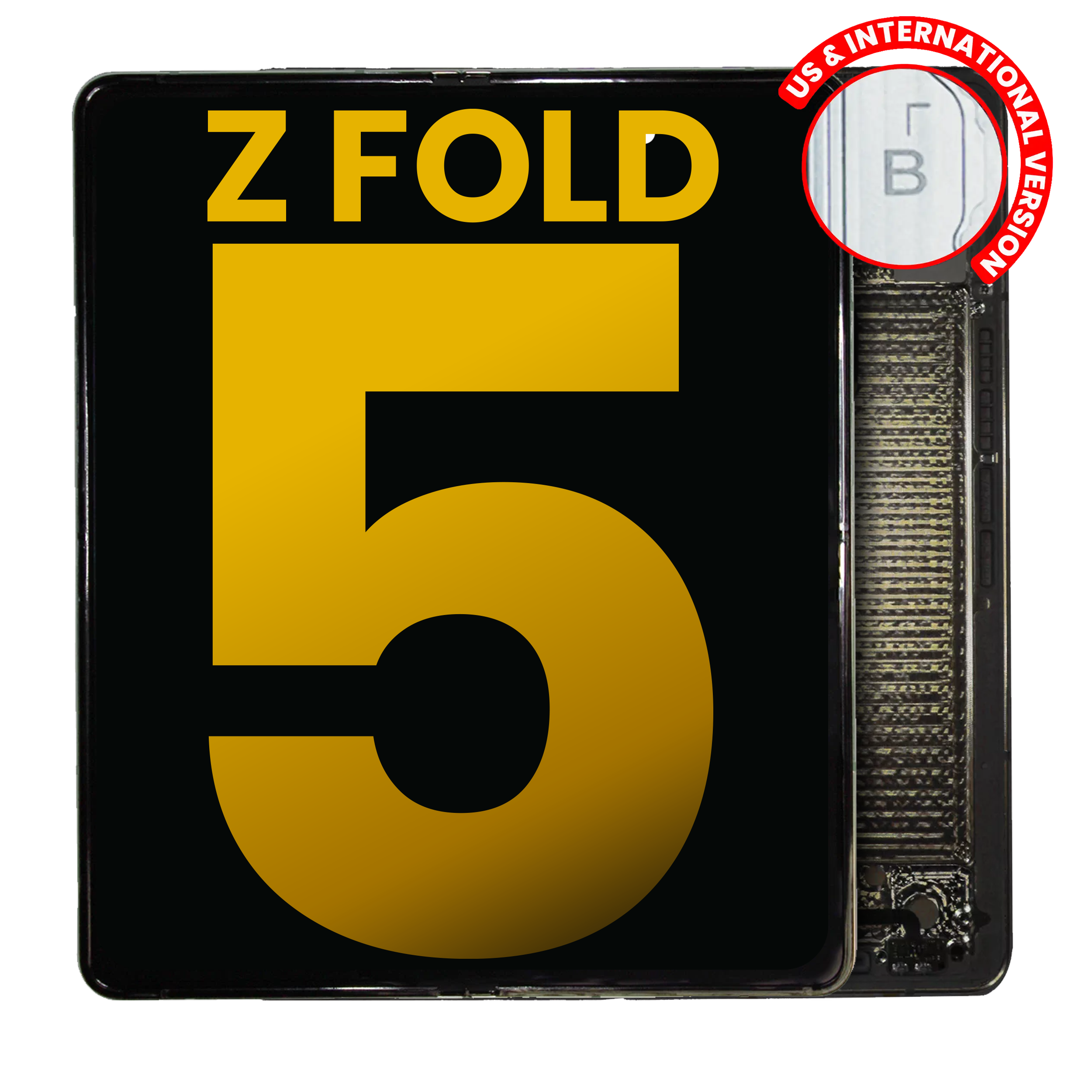Inner Oled Assembly With Frame Compatible For Samsung Galaxy Z Fold 5 5G (Us & International) (Refurbished) (Beige)