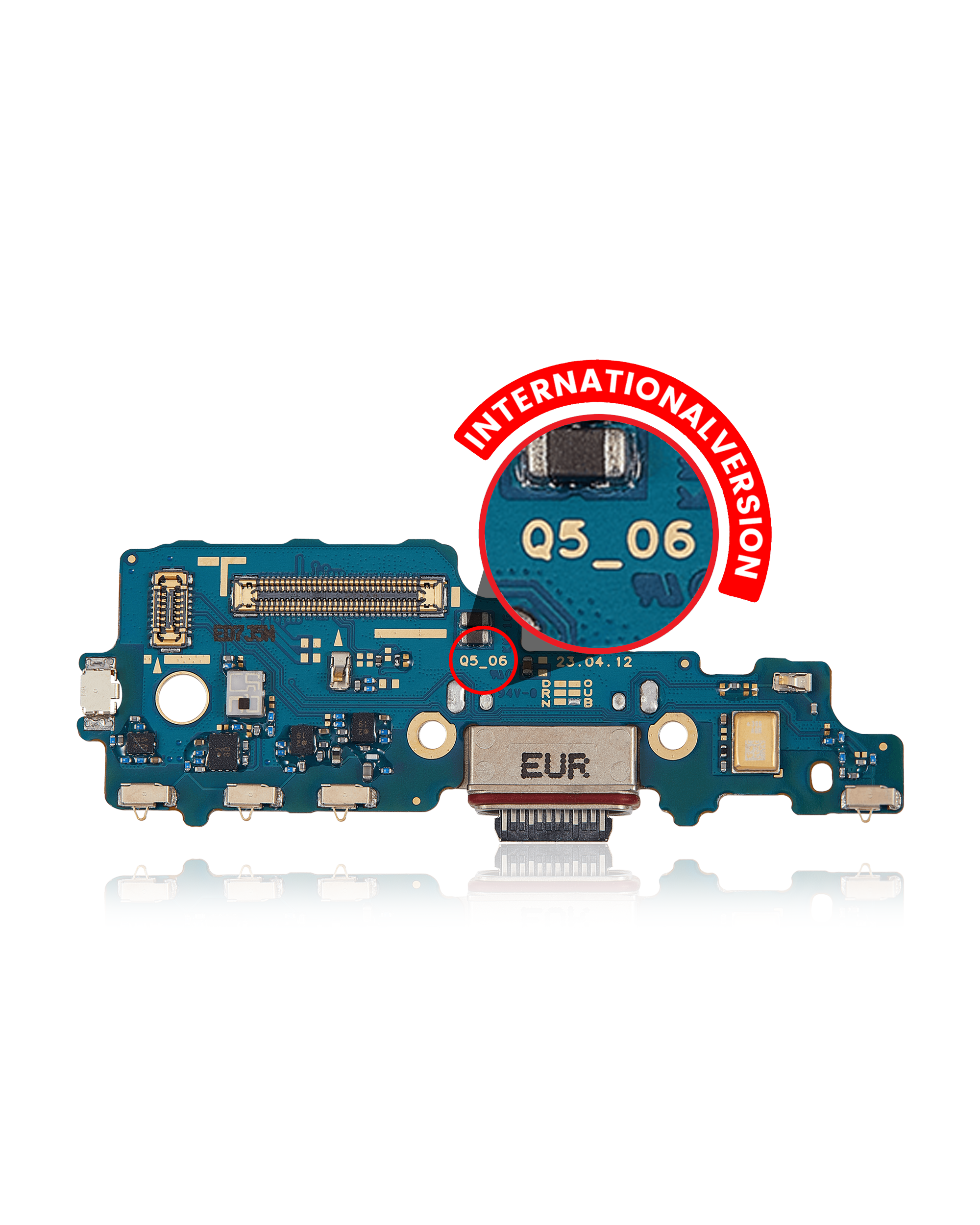 Charging Port Board Compatible For Samsung Galaxy Z Fold 5 (F946B) (International Version) (Premium)