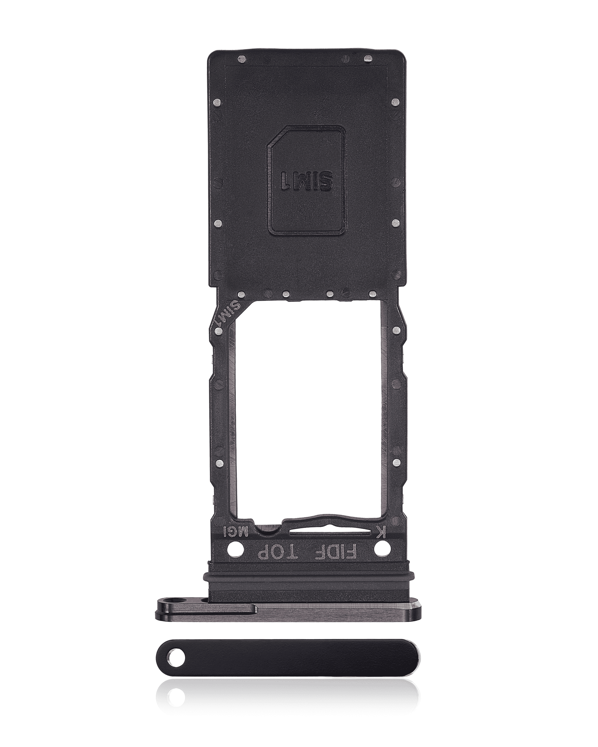 Single Sim Card Tray Compatible For Samsung Galaxy Z Fold 5 (F946) (Phantom Black)