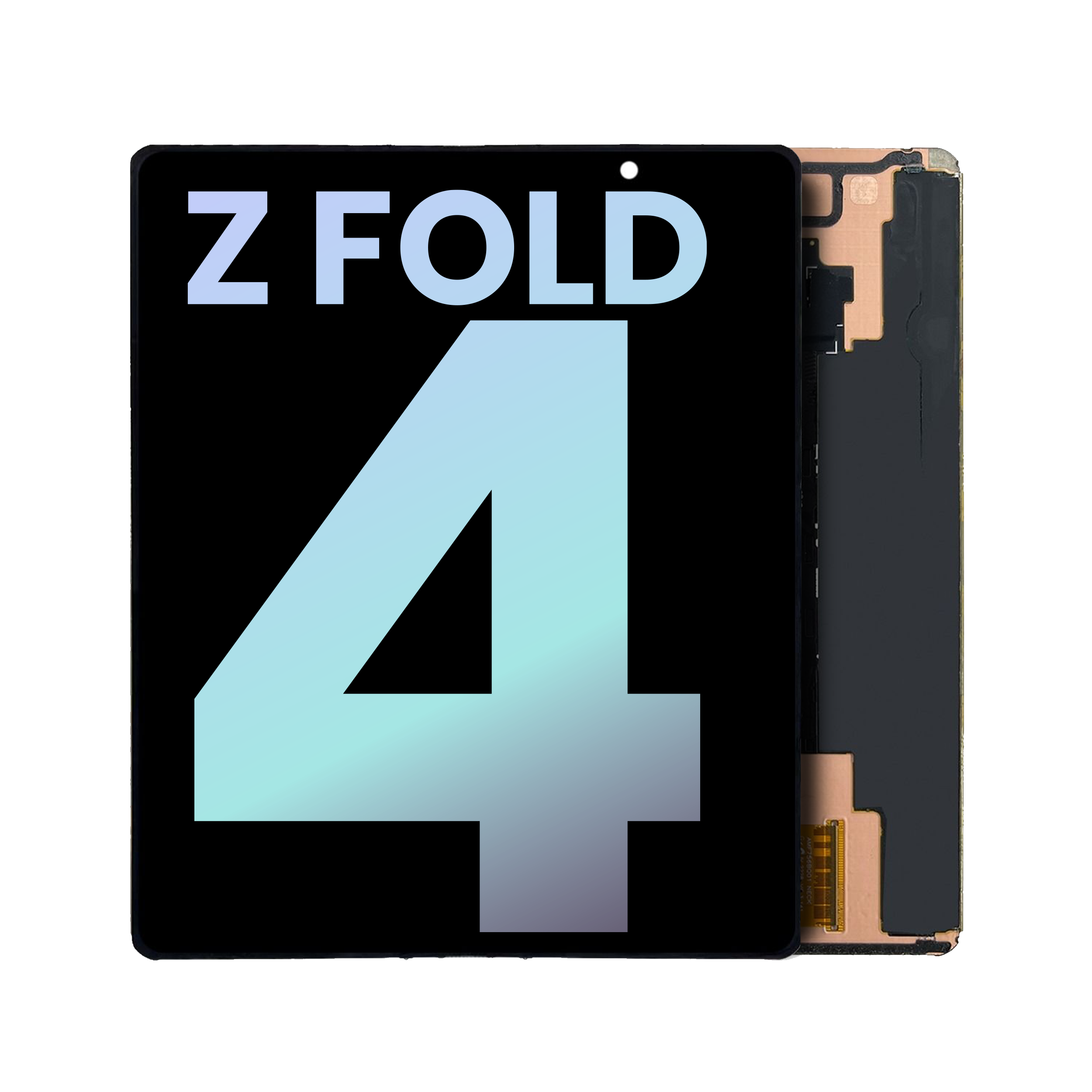 Inner Oled Assembly Without Frame Compatible For Samsung Galaxy Z Fold 4 5G (Us & International) (Service Pack) (All Colors)