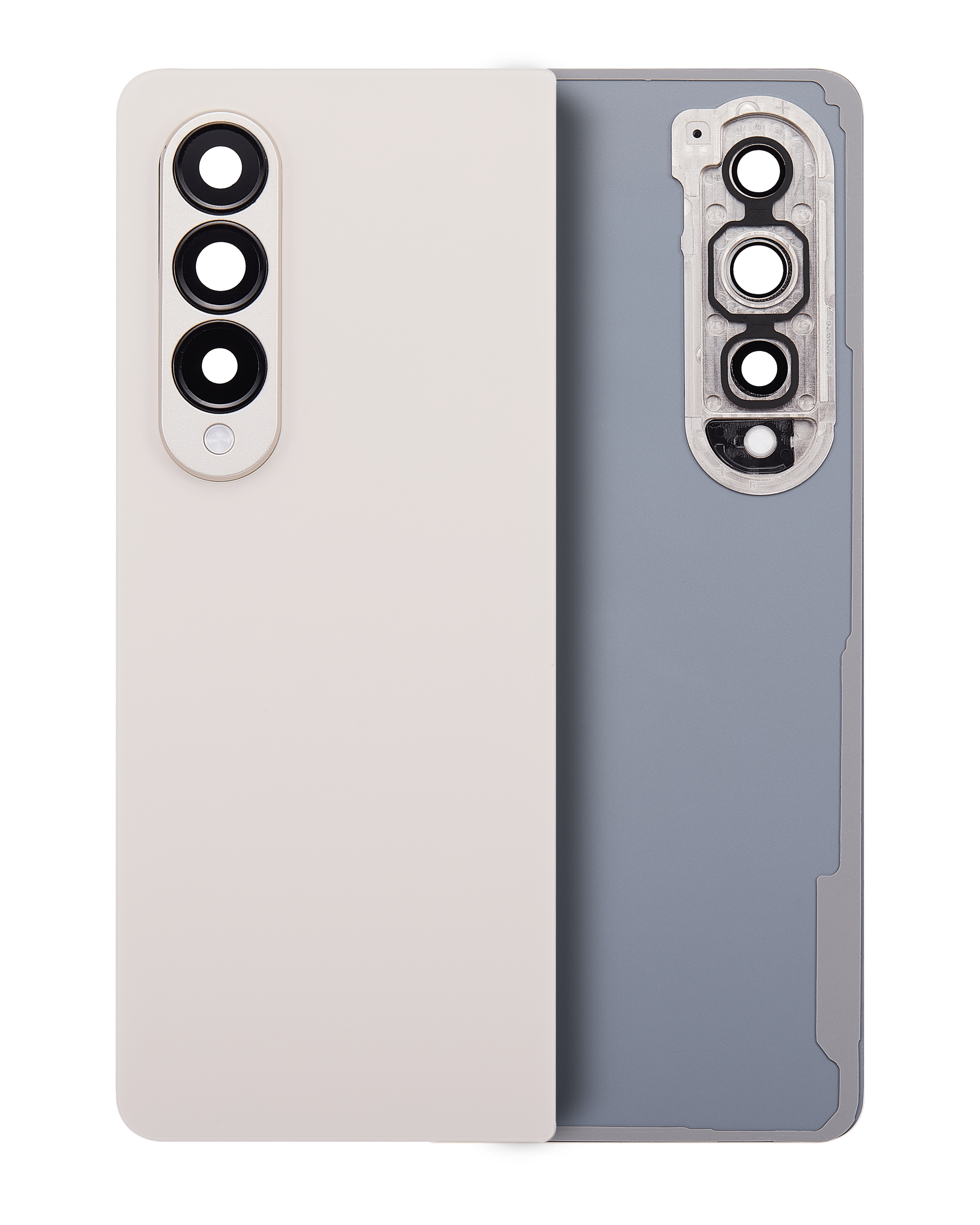 Back Cover Glass With Camera Lens Compatible For Samsung Galaxy Z Fold 4 (F936) (Beige)