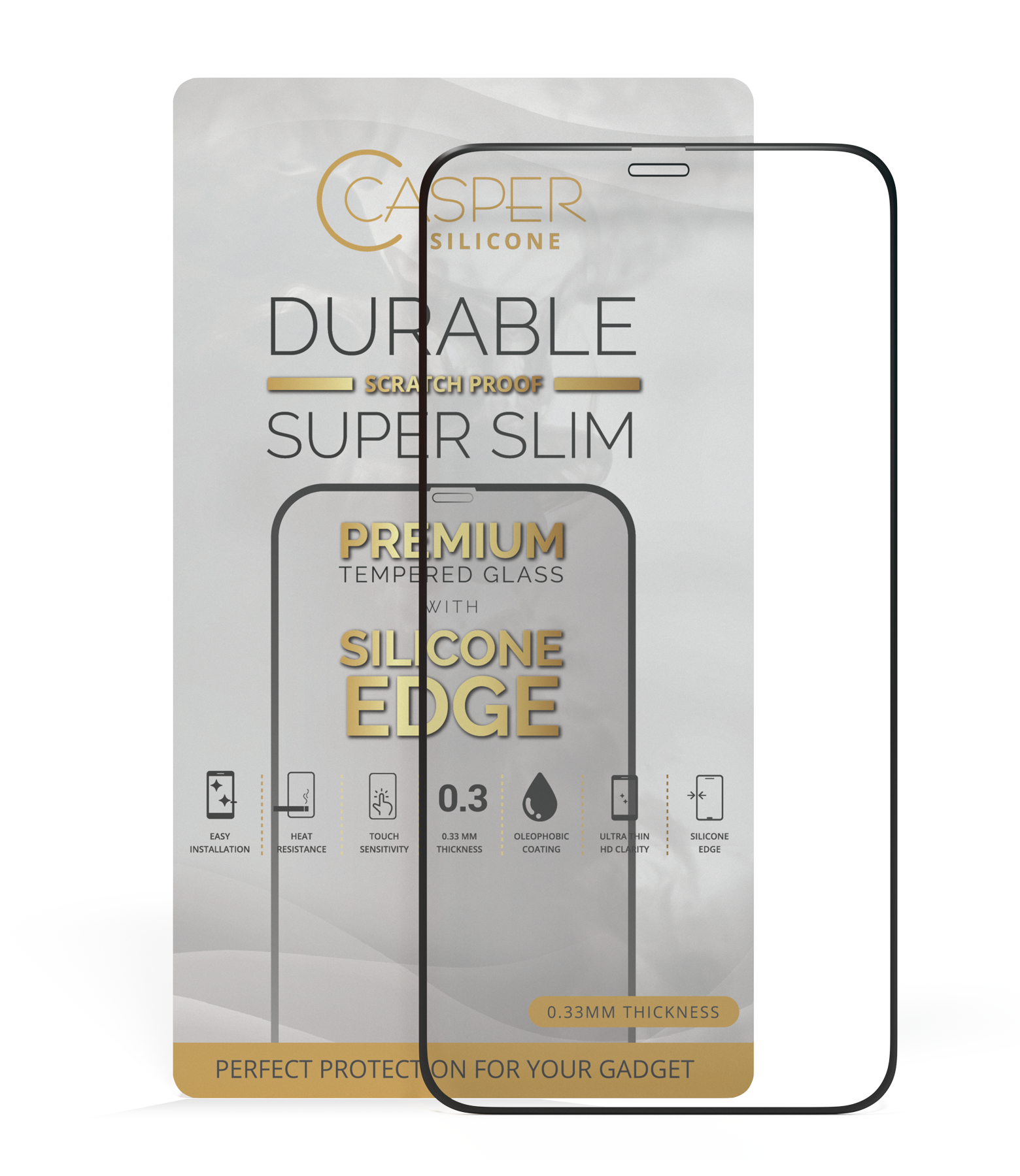 Casper Silicone Screen Protector Compatible For Iphone Xs Max / 11 Pro Max (Retail Pack) (Clear)