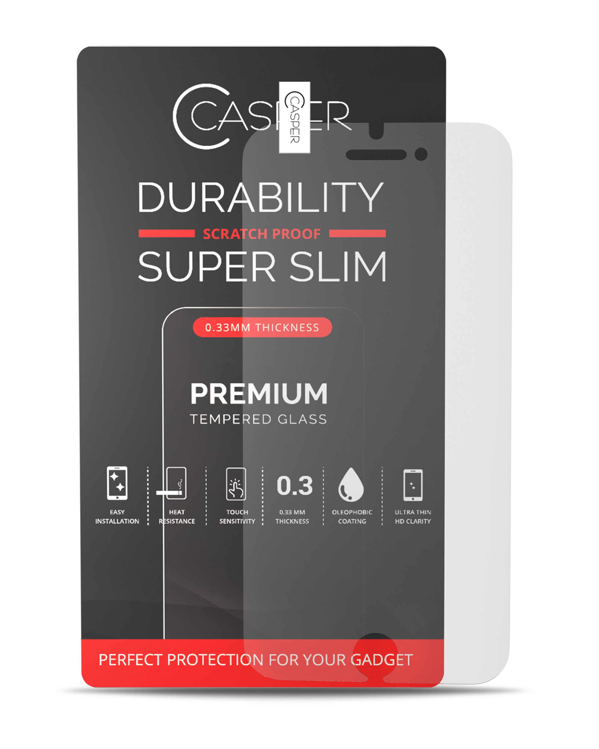 Casper Screen Protector Compatible For Iphone 6 Plus / 6S Plus (Retail Pack) (Matte)
