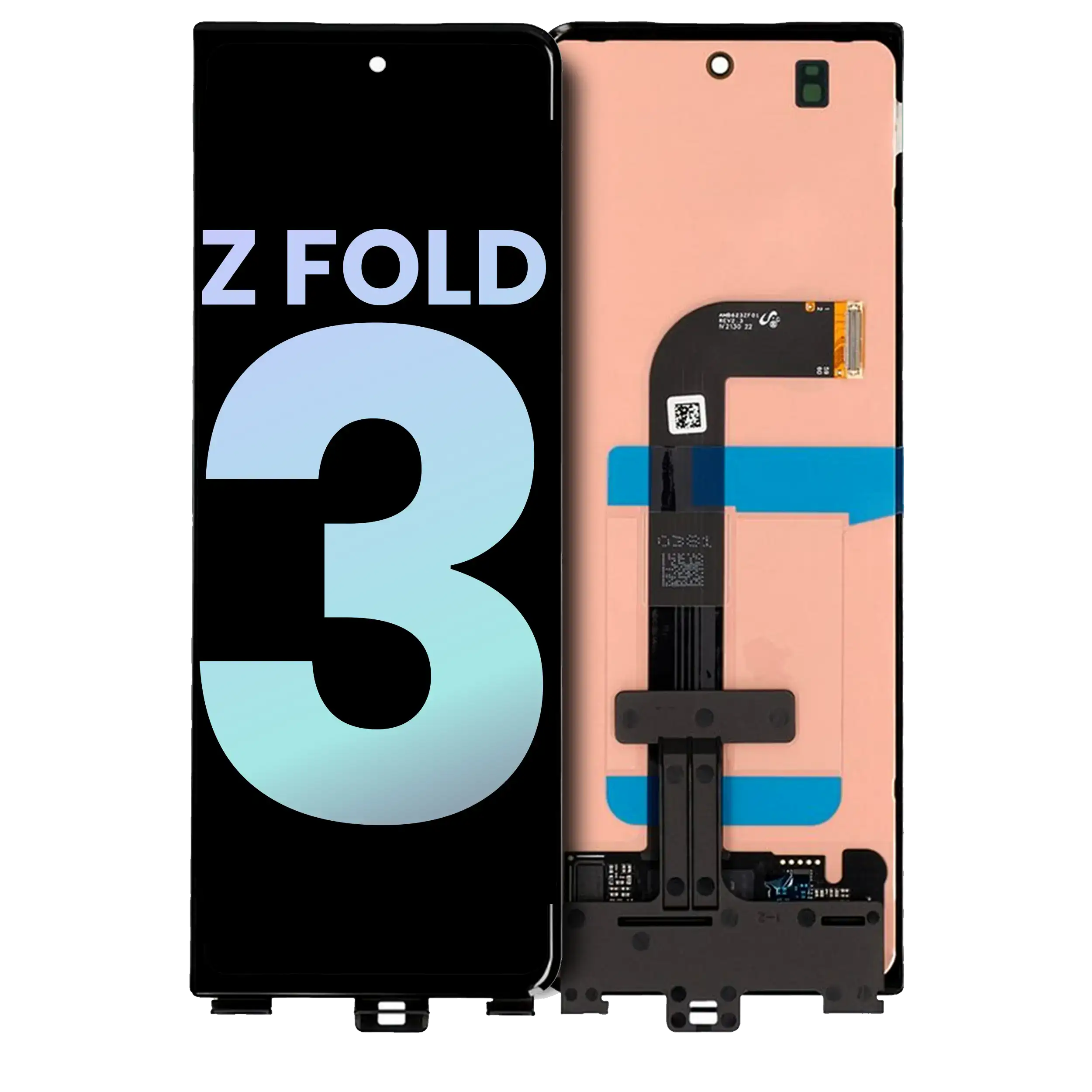 Outer Oled Assembly Compatible For Samsung Galaxy Z Fold 3 5G (Service Pack) (All Colors)