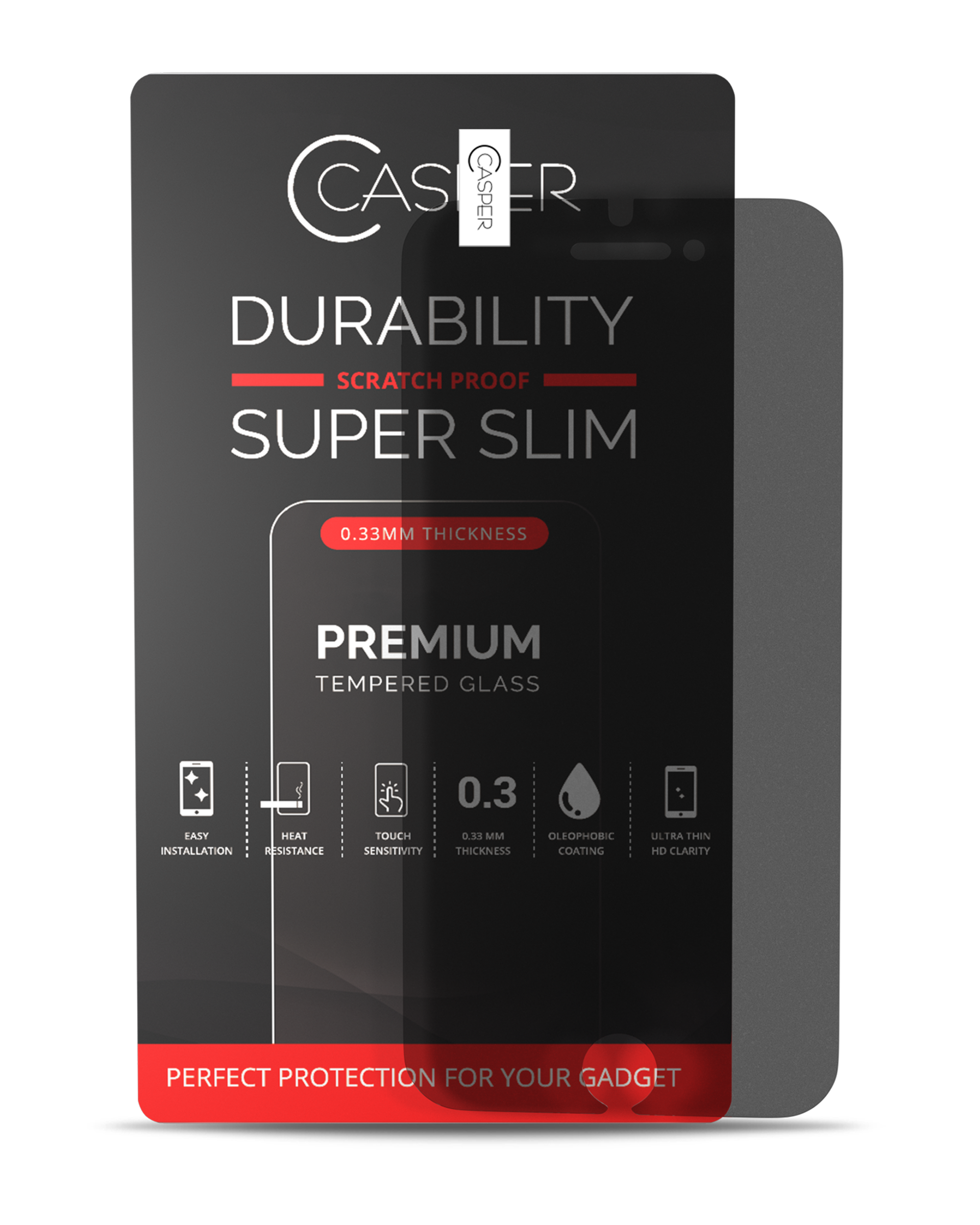 Casper Screen Protector Compatible For Iphone 6 Plus / 6S Plus (Retail Pack) (Privacy)