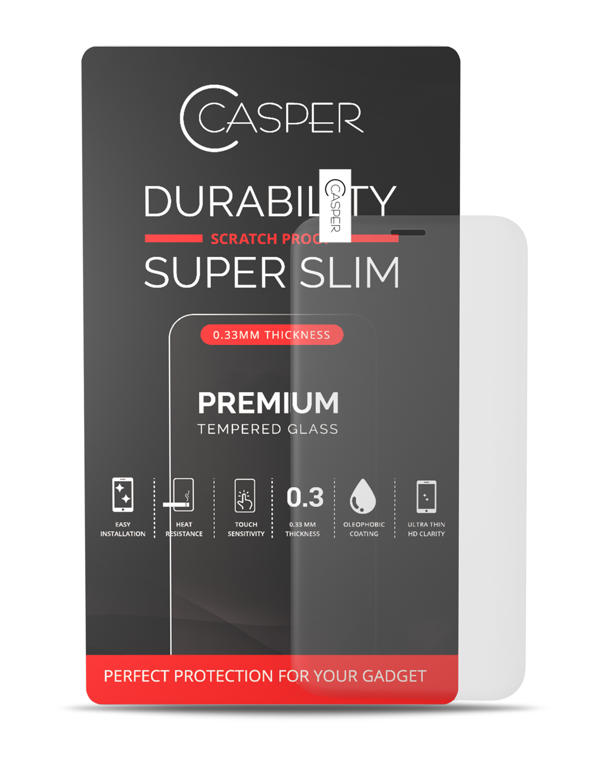 Casper Screen Protector Compatible For Iphone 12 Mini (Retail Pack) (Matte)