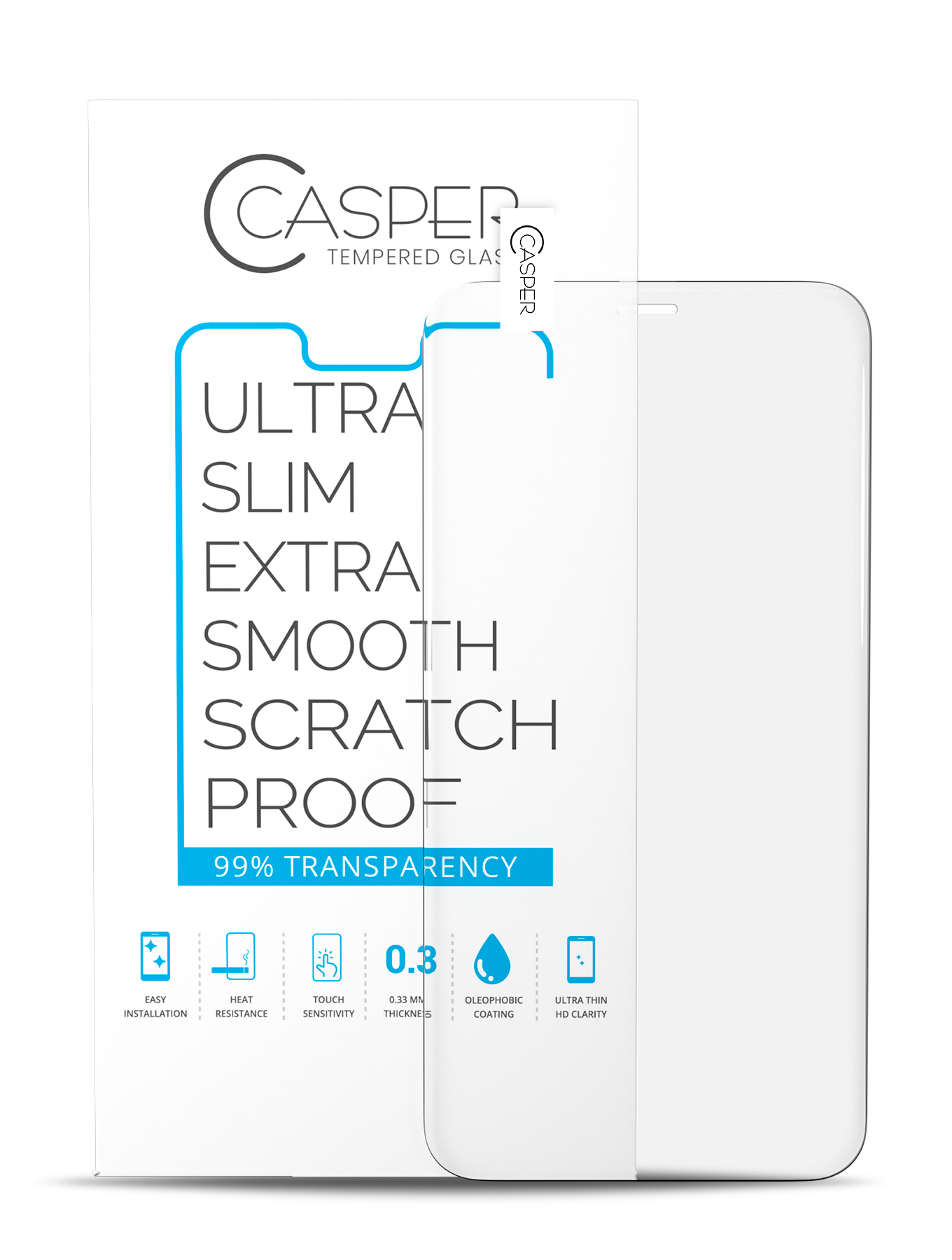Casper Screen Protector Compatible For Iphone X / Xs / 11 Pro (100 Pack) (Clear)