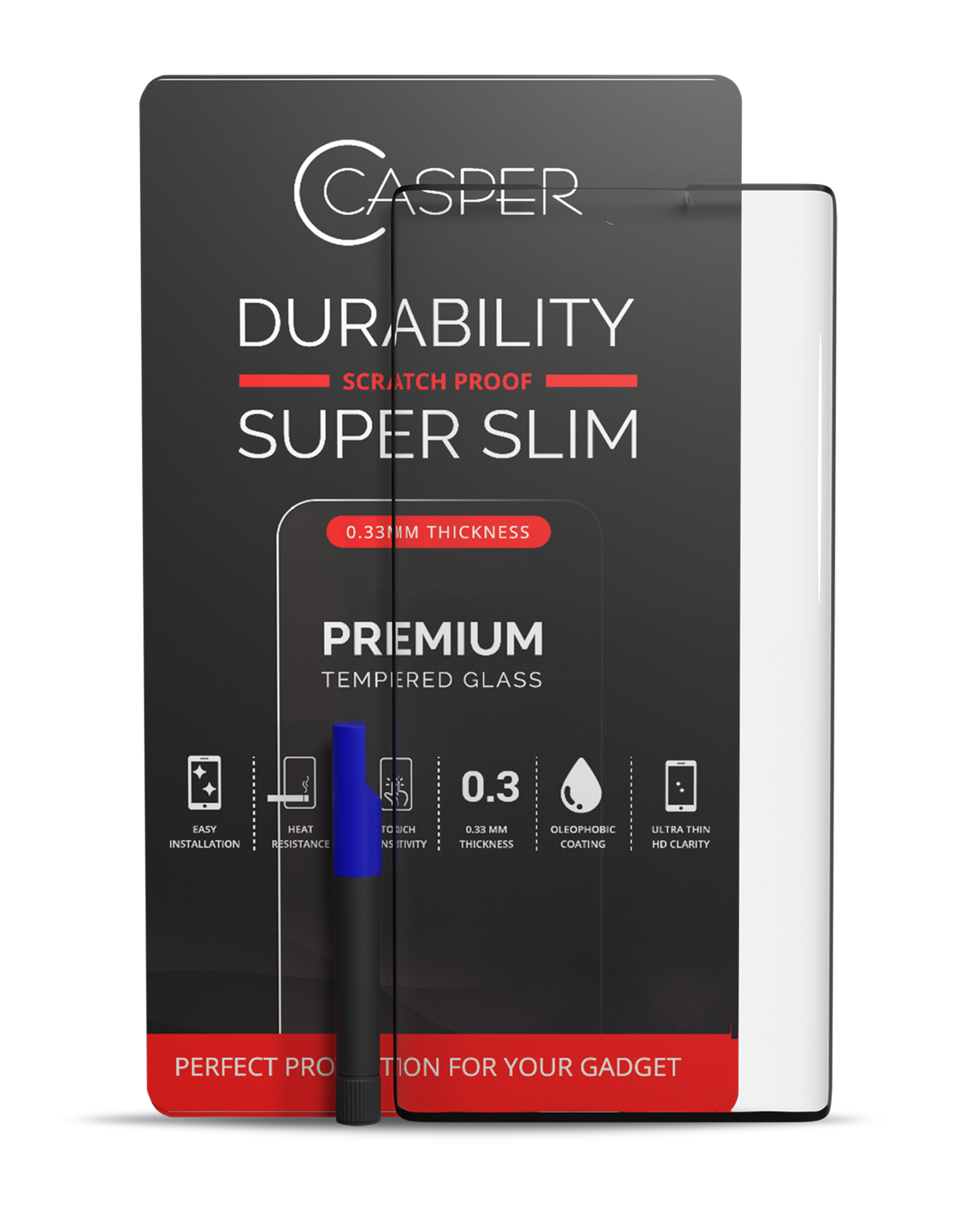 Casper Uv Screen Protector With Glue Compatible For Samsung Galaxy S21 Ultra (Case Friendly) (Retail Pack)