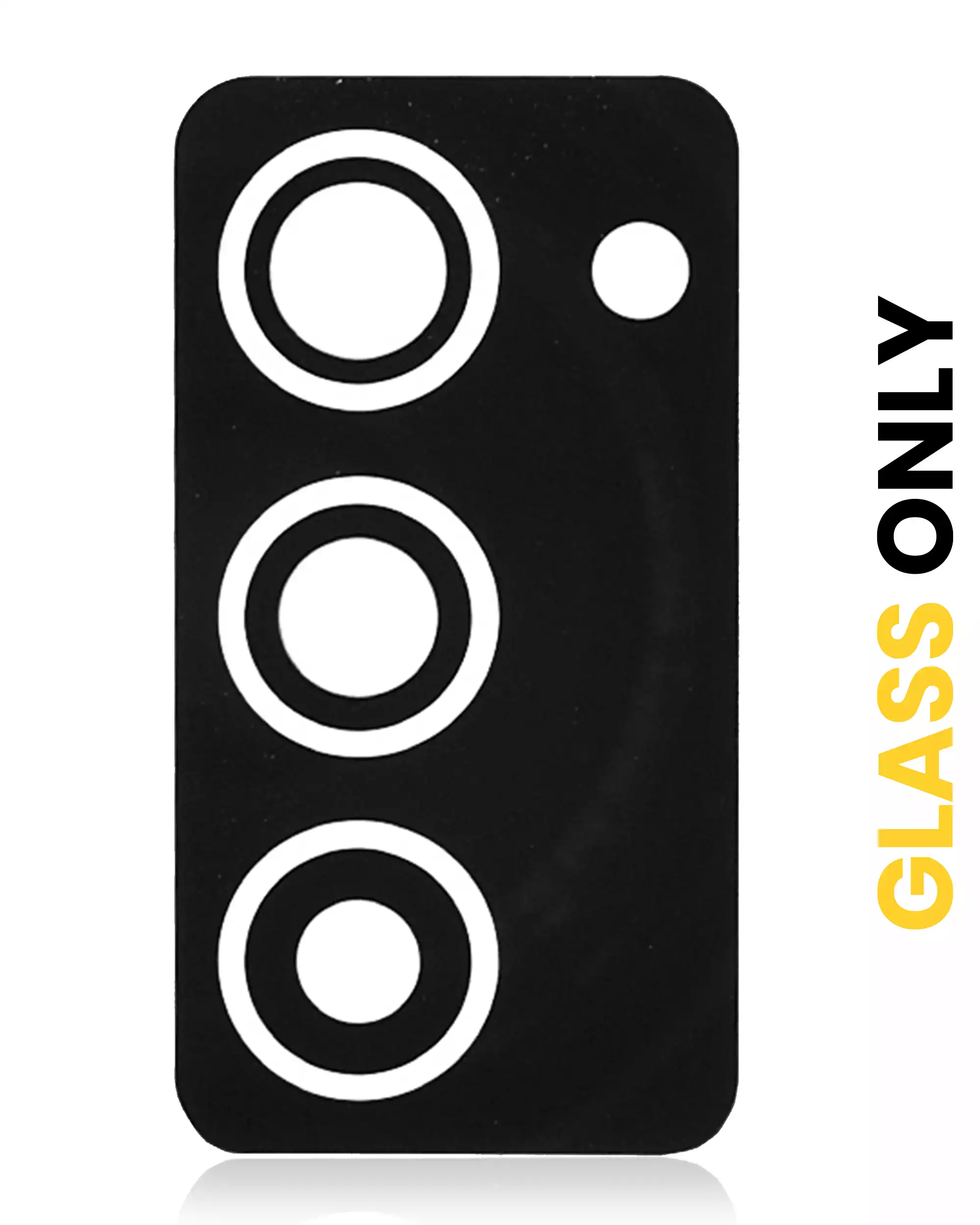 Back Camera Lens (Glass Only) With Adhesive Compatible For Samsung Galaxy Z Fold 2 5G (Mystic Black)