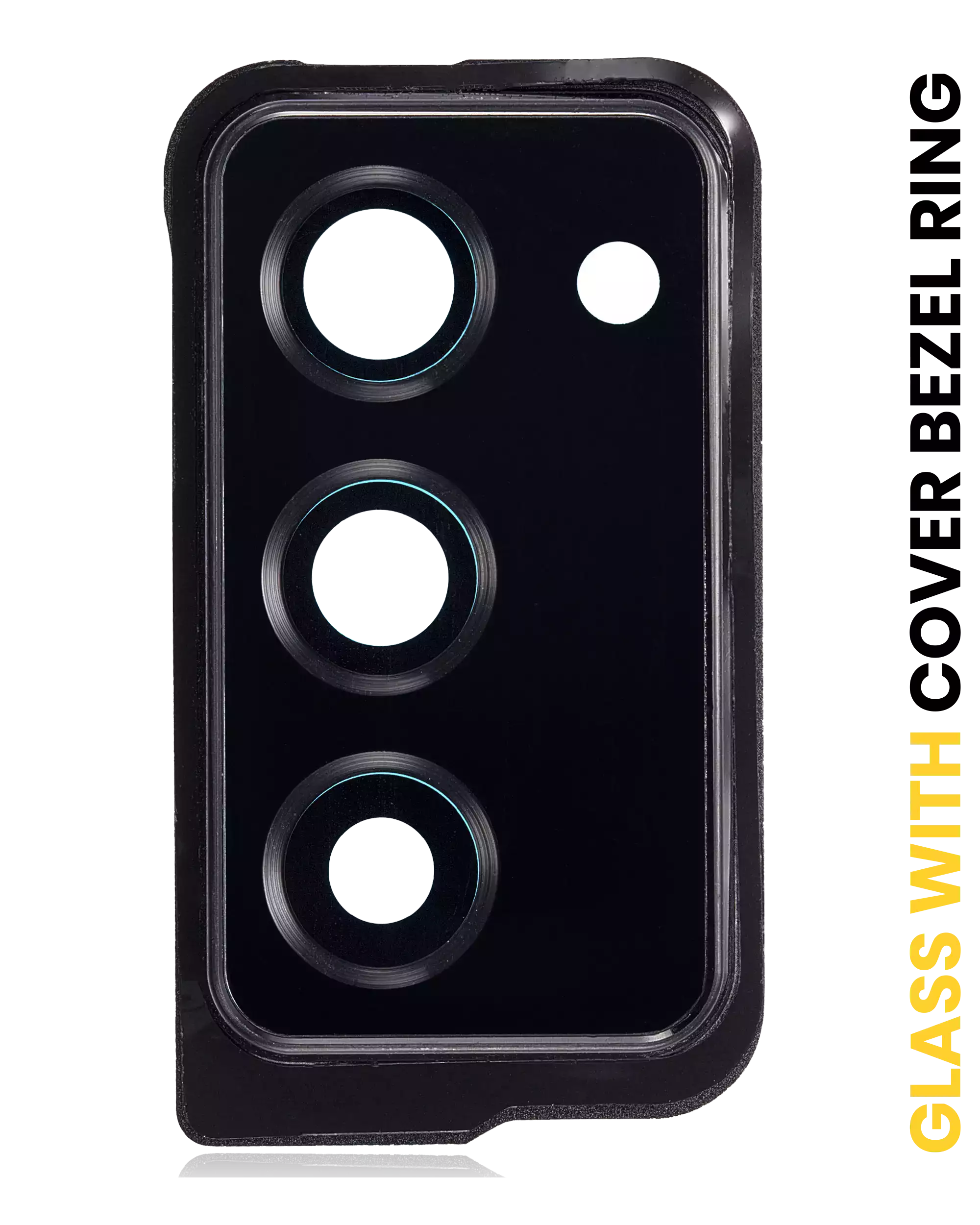 Back Camera Lens With Cover Bezel Ring Compatible For Samsung Galaxy Z Fold 2 5G (F916) (Mystic Black)