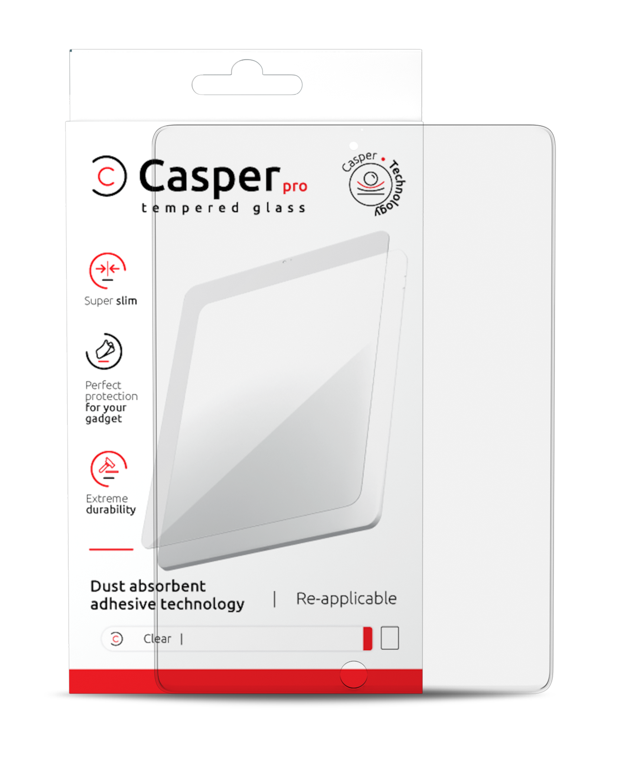 Casper Pro Screen Protector Compatible For Ipad Mini 6 (2021) / Mini 7 (2024) (Retail Pack) (Matte)
