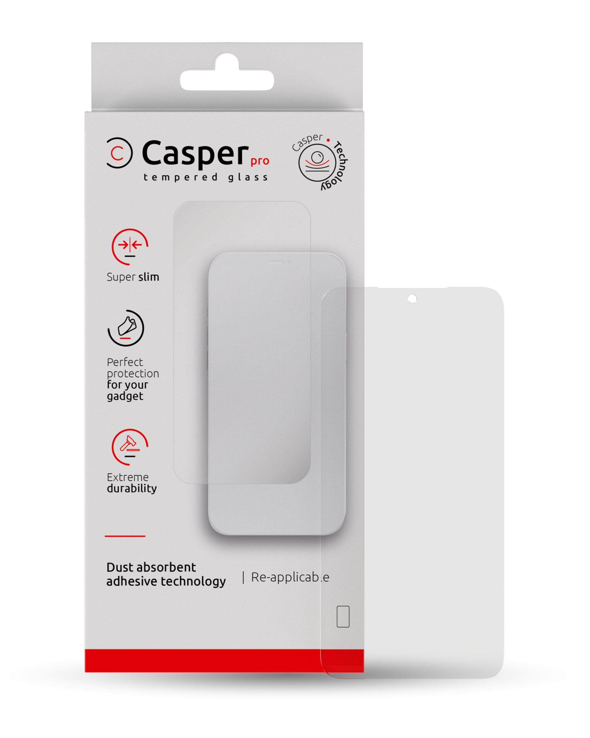 Casper Pro Screen Protector Compatible For Samsung Galaxy S23 Plus (Case Friendly) (Retail Pack)