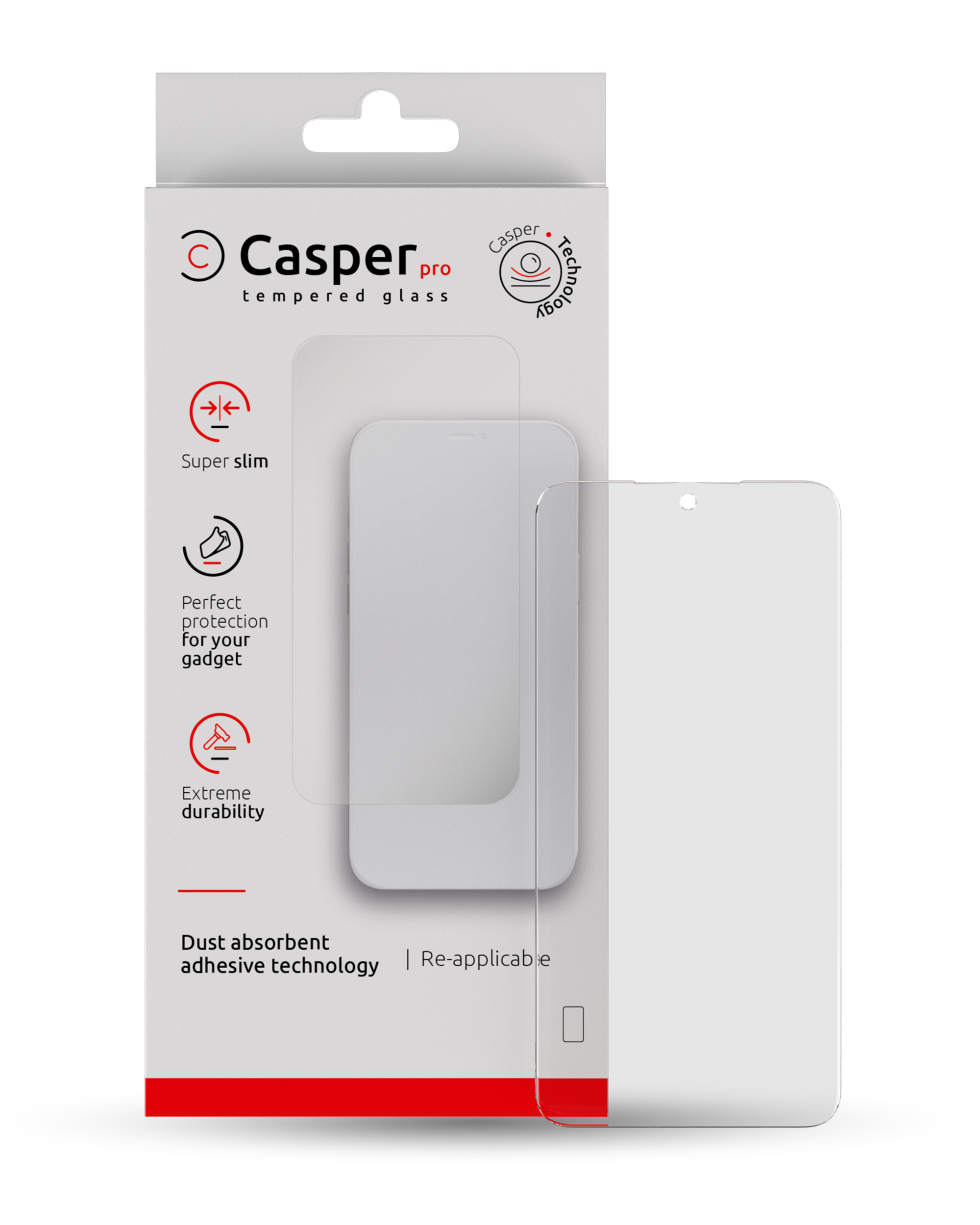 Casper Pro Screen Protector Compatible For Samsung Galaxy S22 5G (Case Friendly) (Retail Pack)