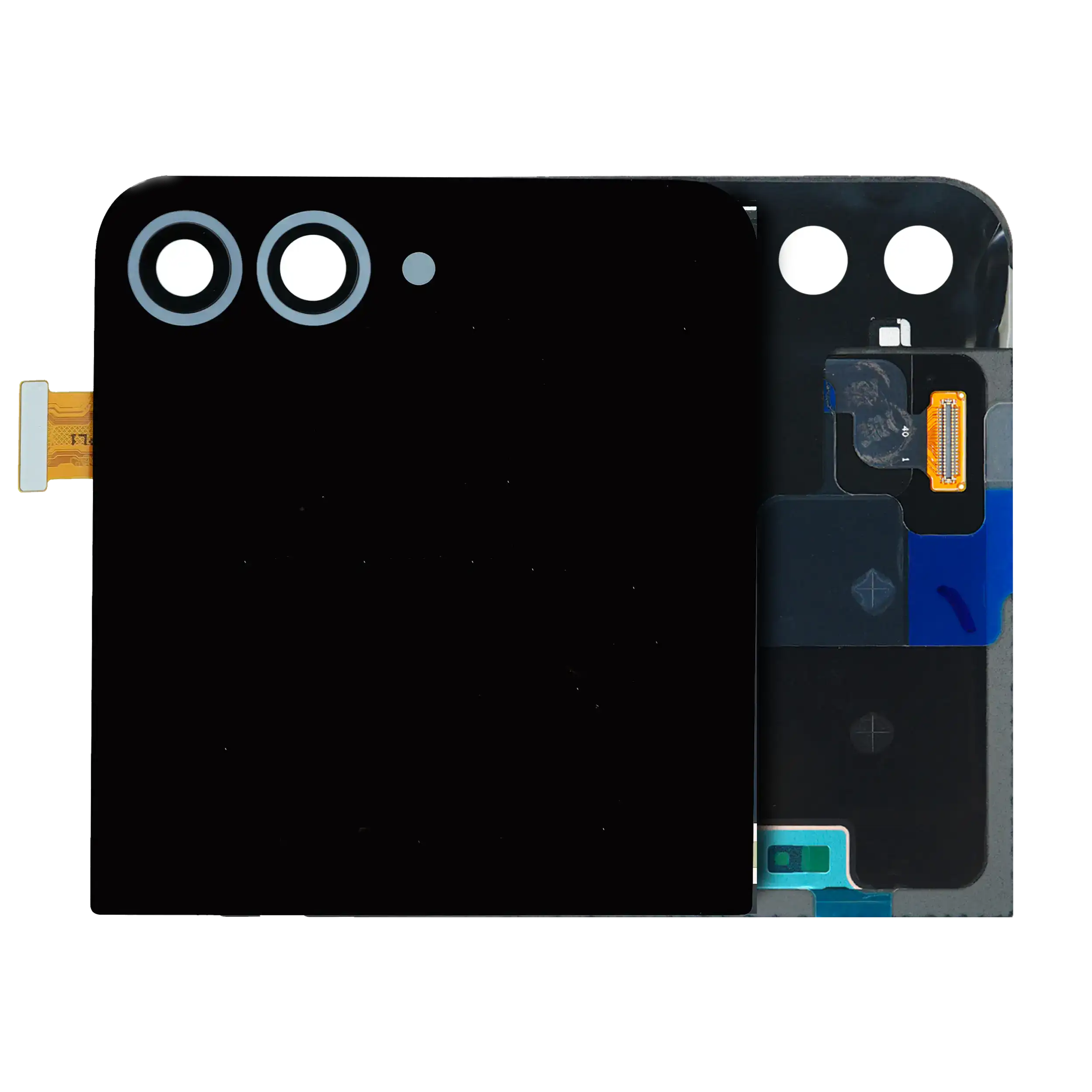 Outer Oled Assembly Compatible For Samsung Galaxy Z Flip 6 5G (Us & International) (Used  Pull: Grade B/C) (Blue)