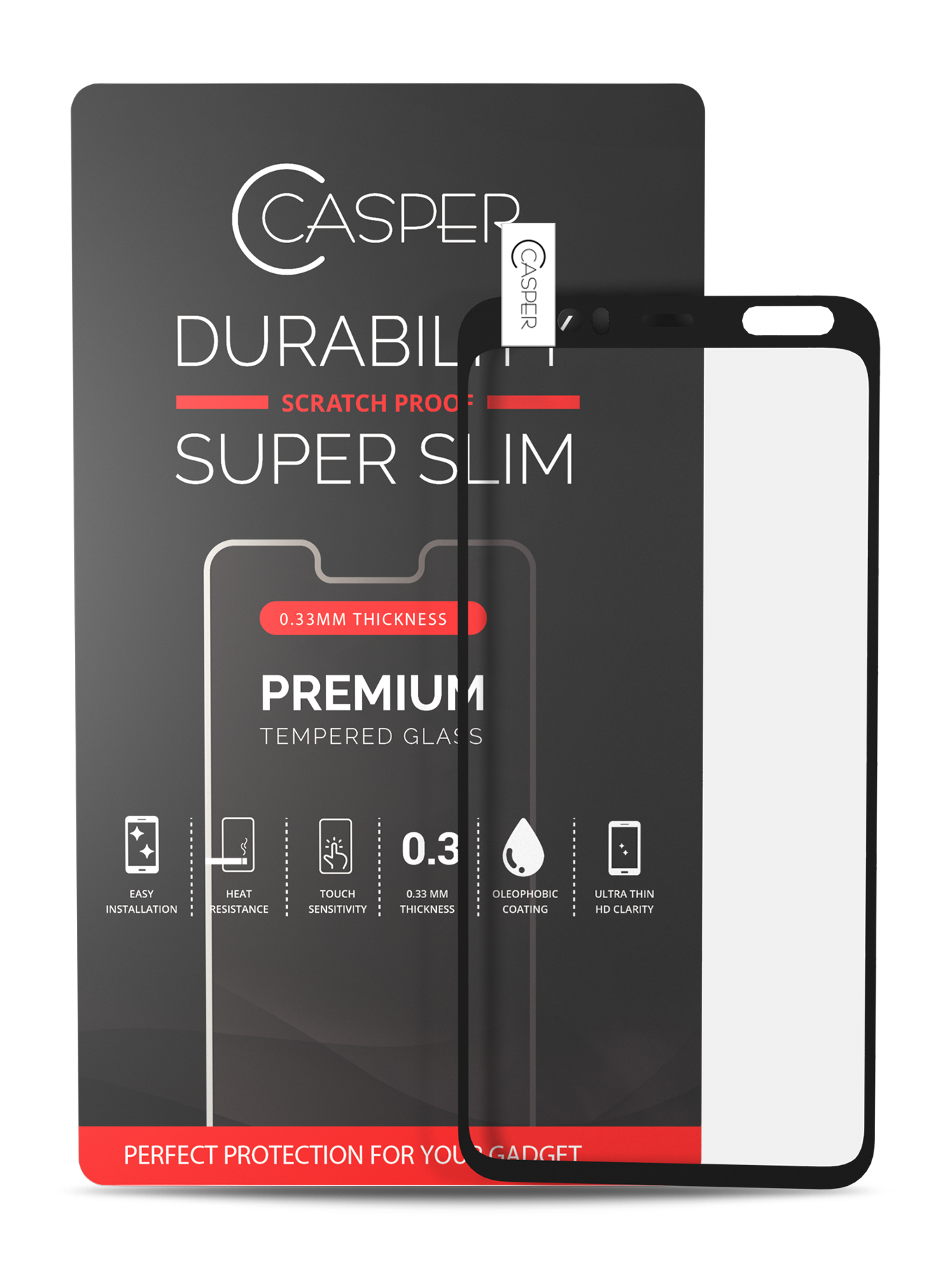 Casper Screen Protector Compatible For Google Pixel 4 Xl (Retail Pack) (Clear)