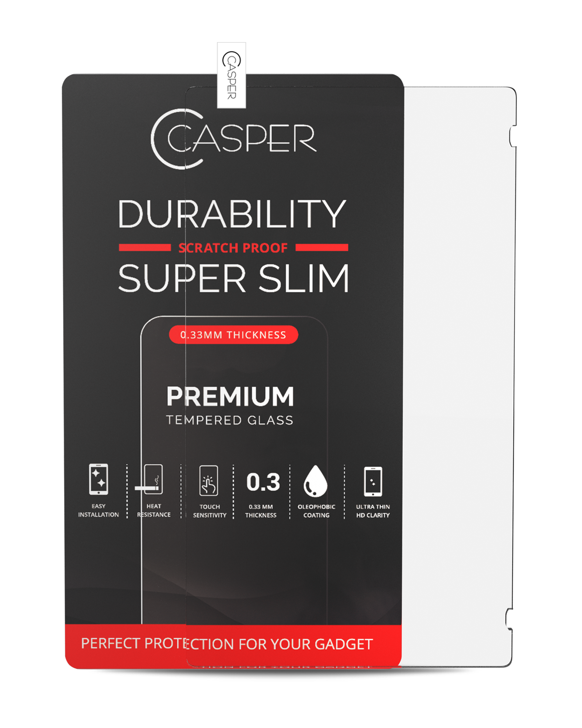 Casper Screen Protector Compatible For Nintendo Switch (Retail Pack) (Clear)