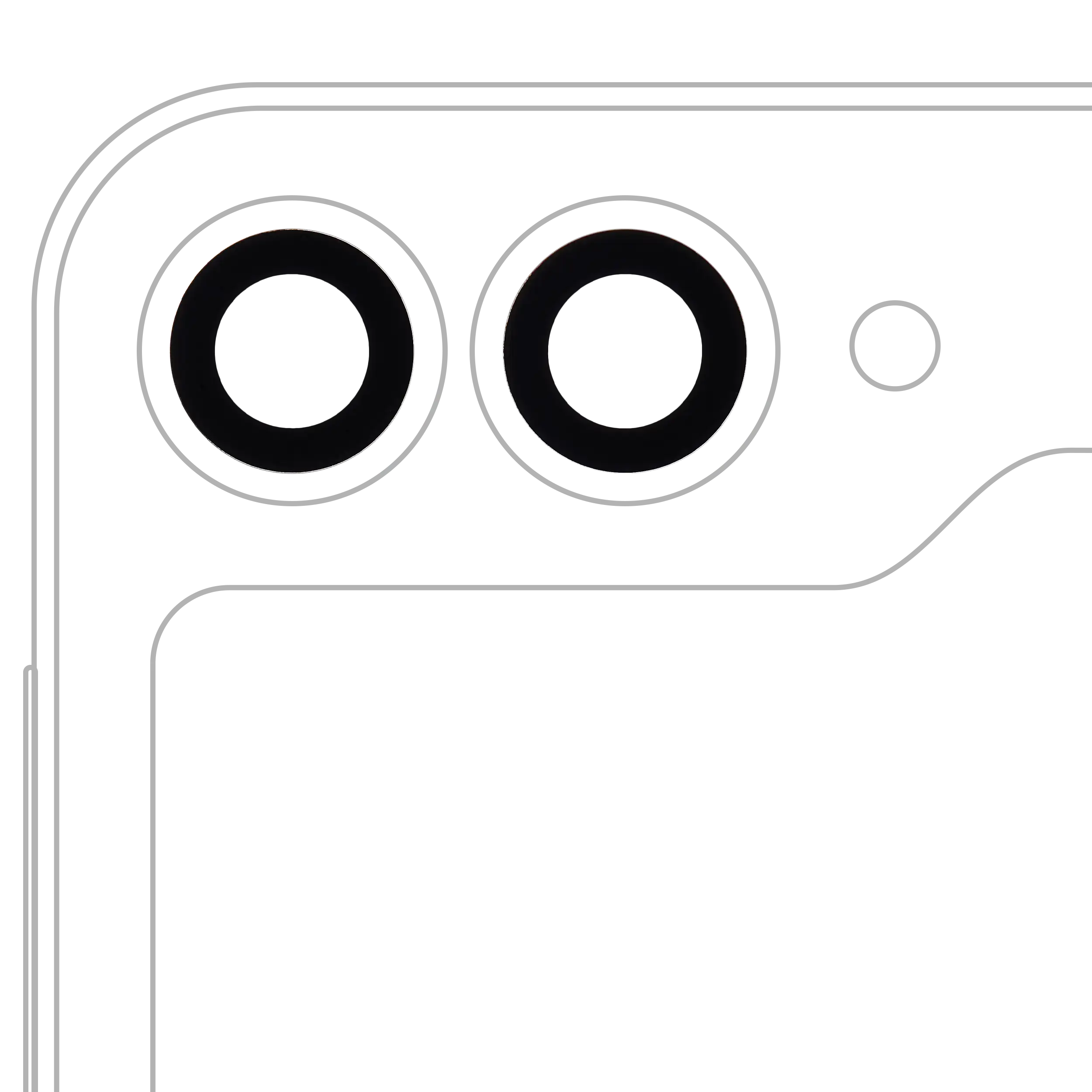 Back Camera Lens (Glass Only) With Adhesive Compatible For Samsung Galaxy Z Flip 6 5G (F741) (2 Piece Set) (Premium)