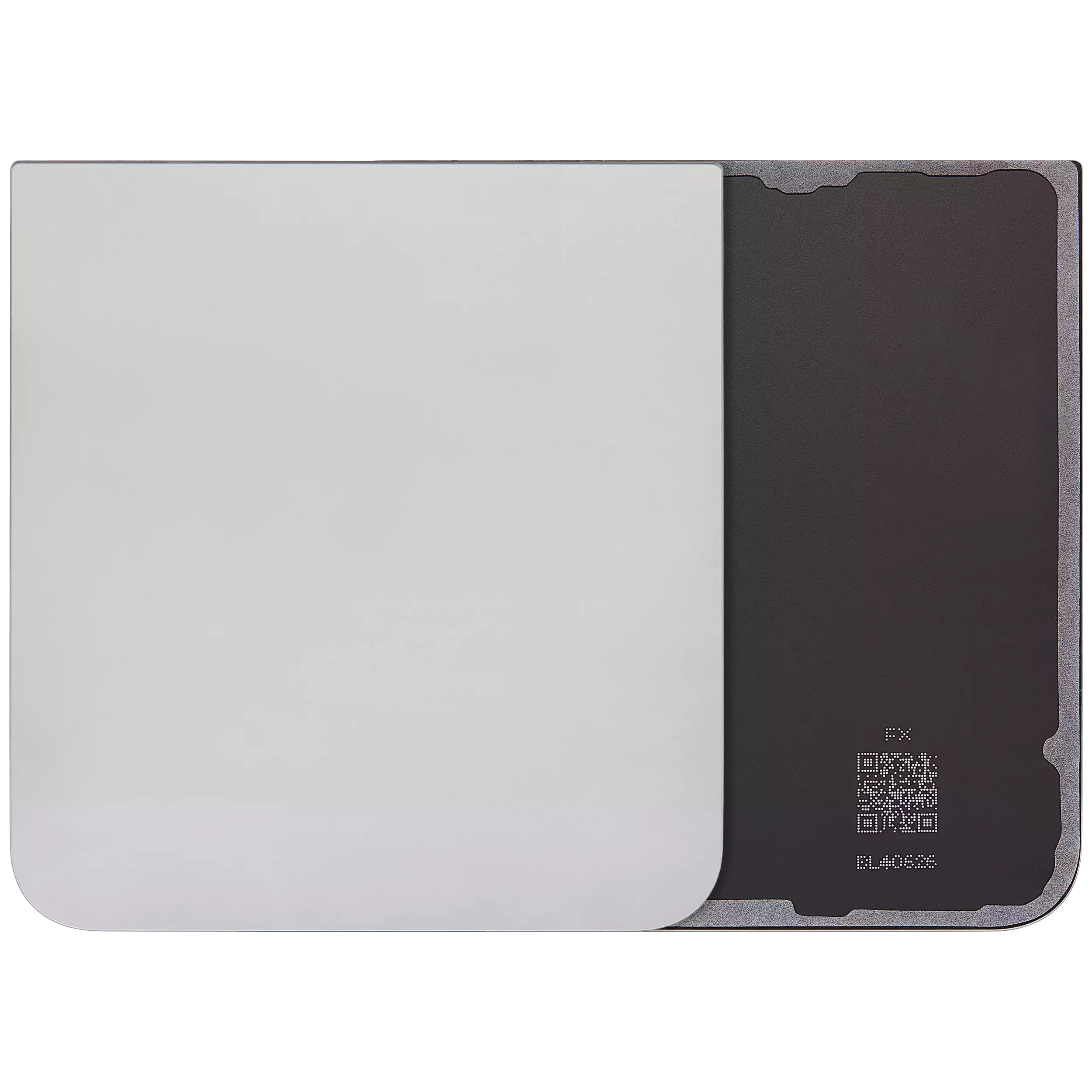 Back Cover Glass Compatible For Samsung Galaxy Z Flip 6 5G (Aftermarket Plus) (Silver Shadow)