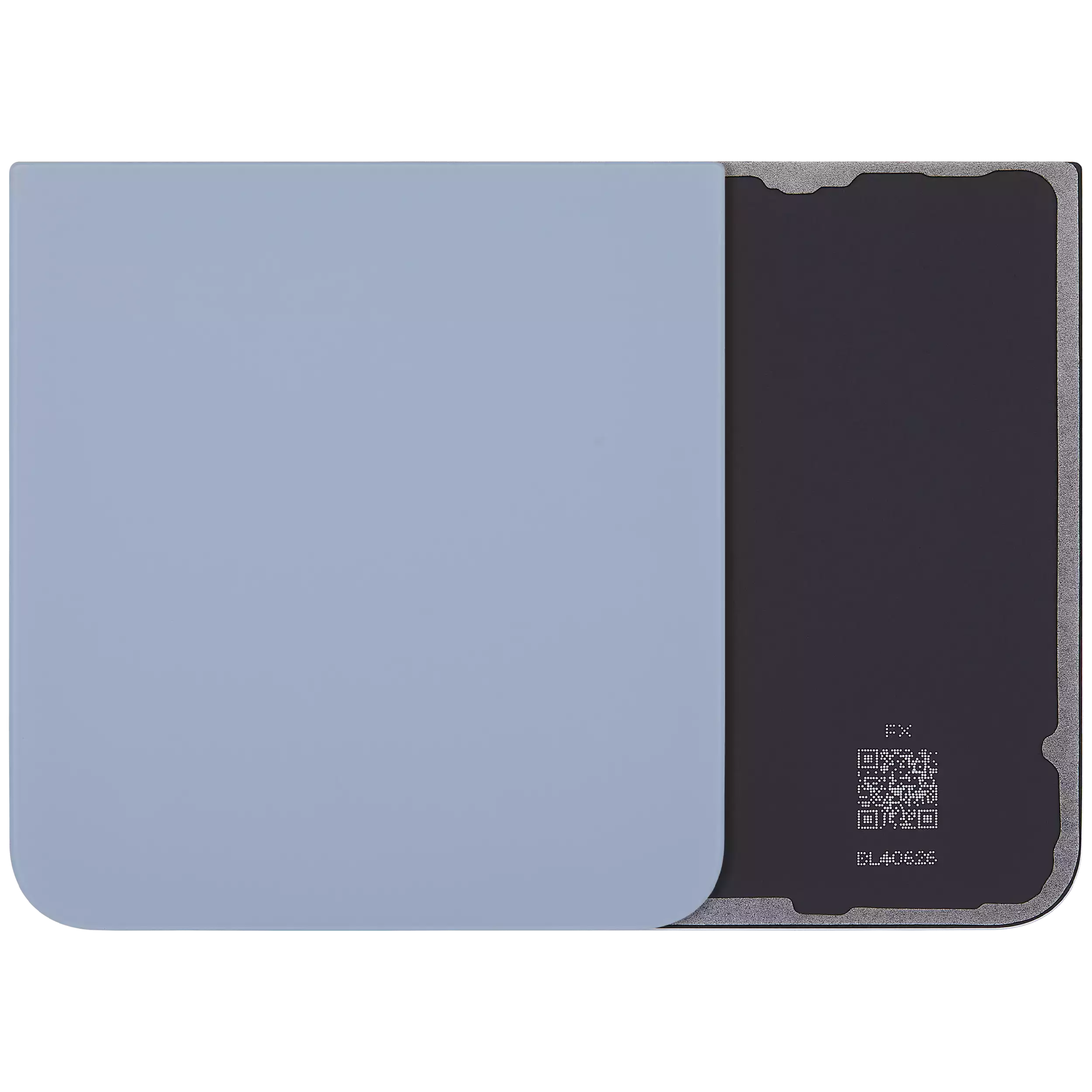 Back Cover Glass Compatible For Samsung Galaxy Z Flip 6 5G (Aftermarket Plus) (Blue)