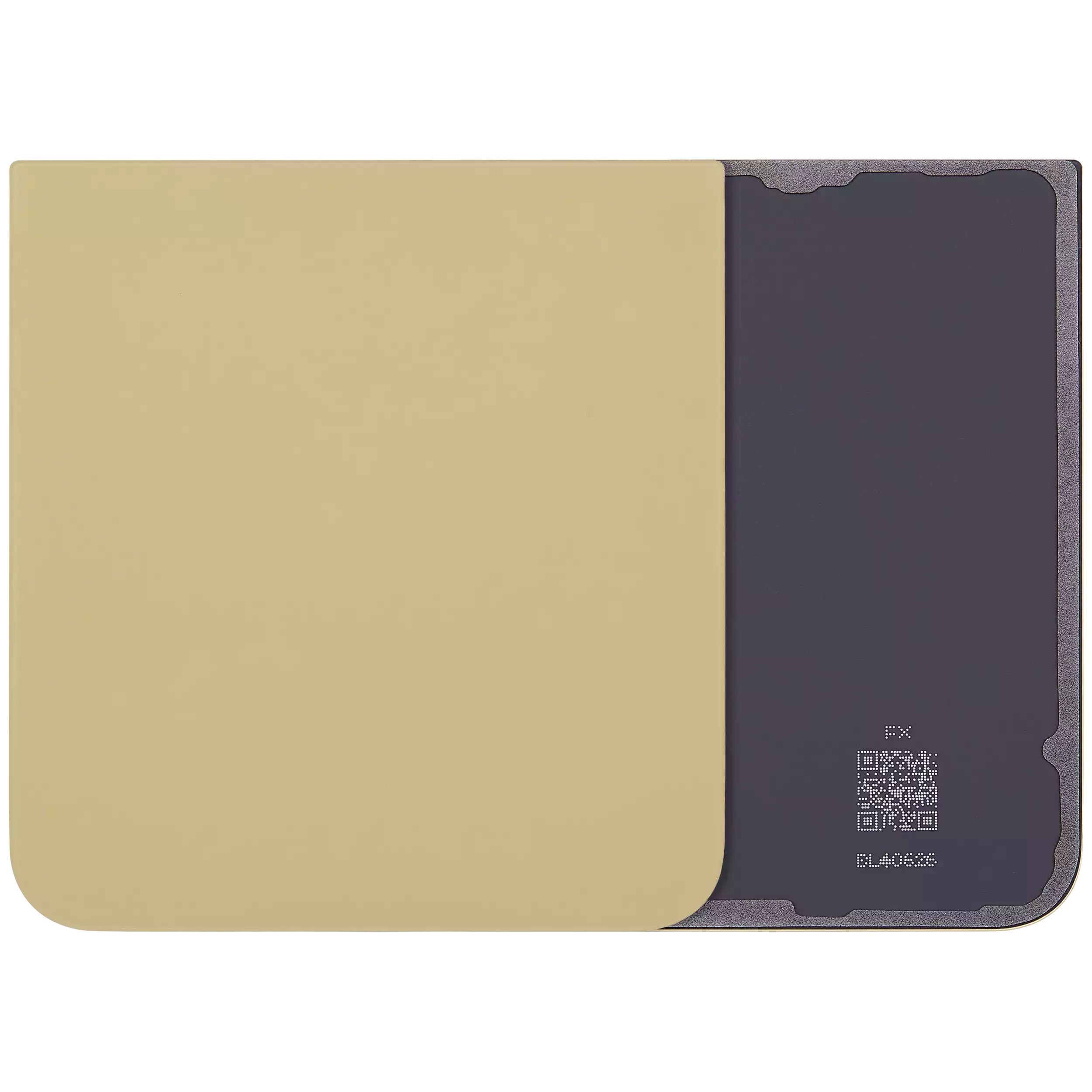 Back Cover Glass Compatible For Samsung Galaxy Z Flip 6 5G (Aftermarket Plus) (Yellow)