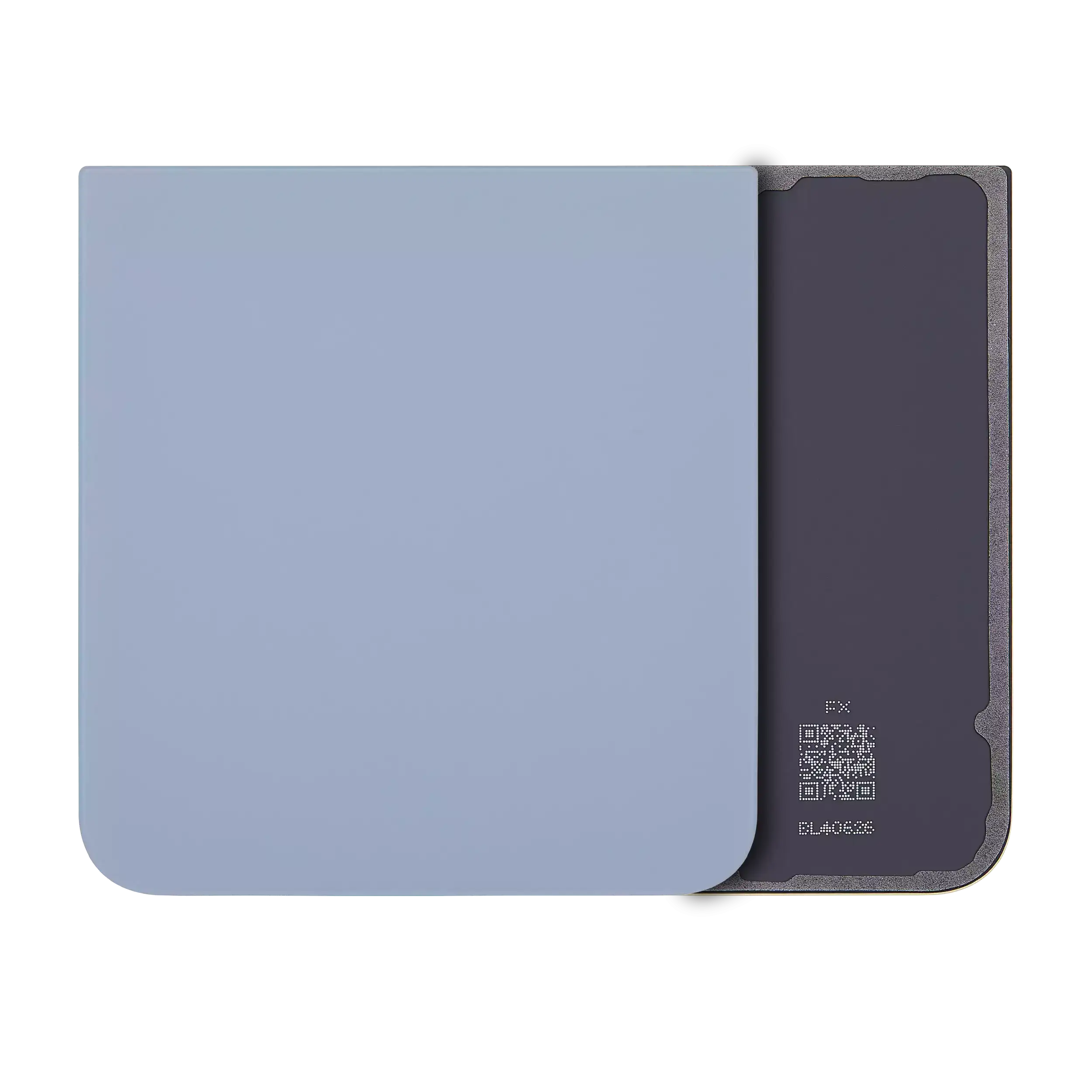 Back Cover Glass Compatible For Samsung Galaxy Z Flip 6 5G (Service Pack) (Blue)